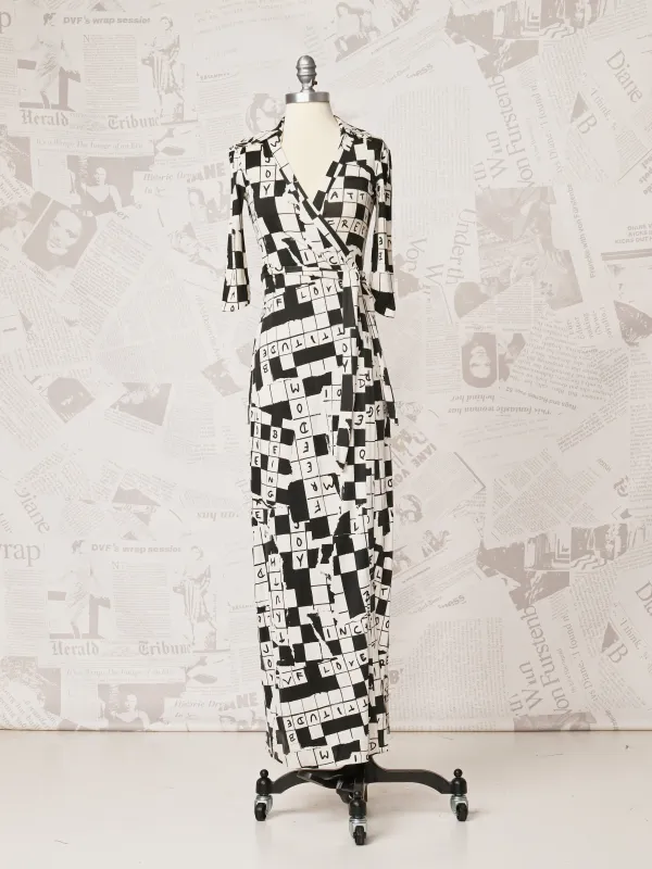 Abigail Maxi Wrap Dress - DVF Vintage made by Diane Von Furstenberg