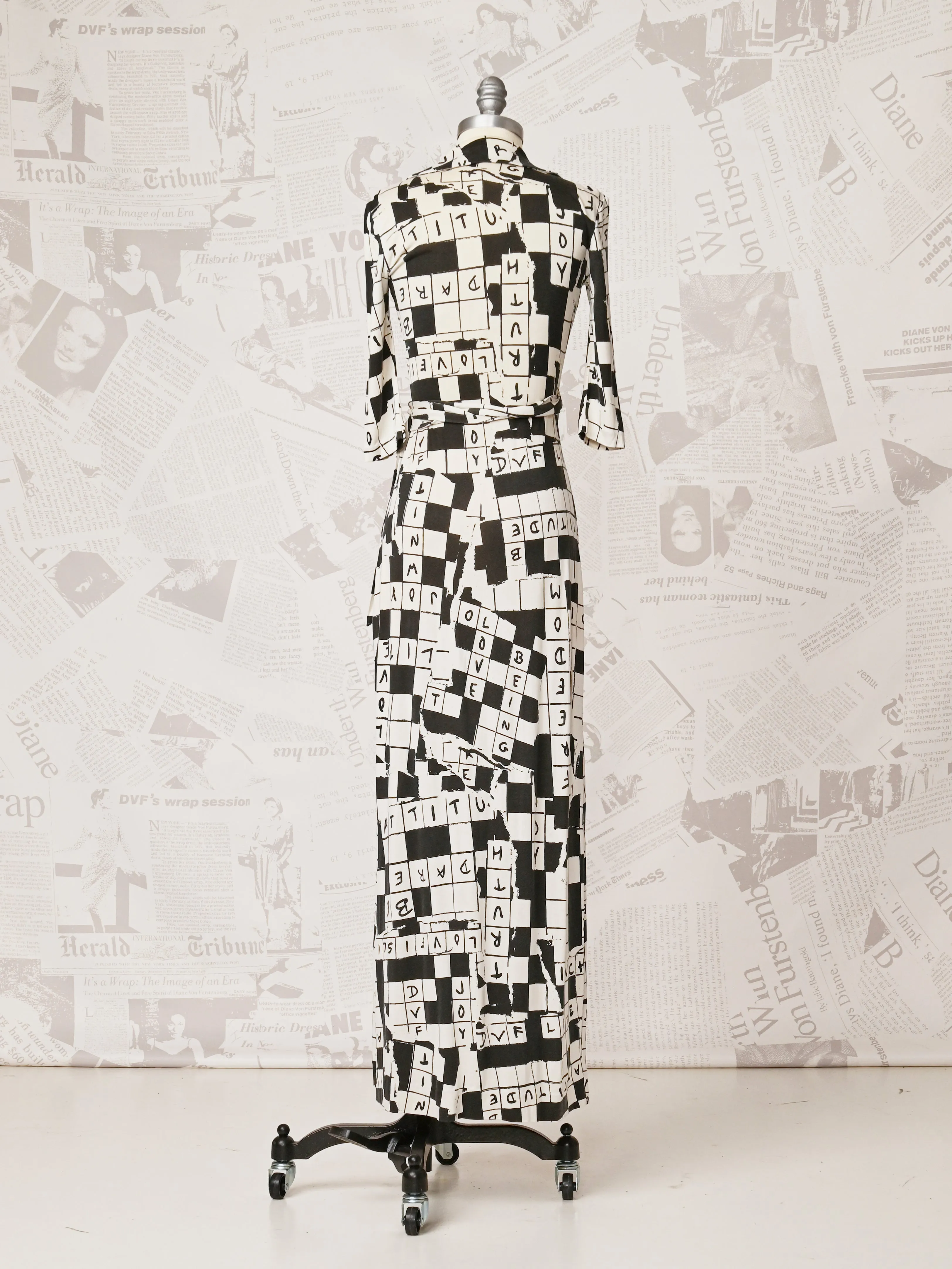 Abigail Maxi Wrap Dress - DVF Vintage sold by Diane Von Furstenberg product image thumbnail 2