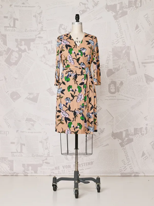 Julian Silk Jersey Wrap Dress - DVF Vintage made by Diane Von Furstenberg