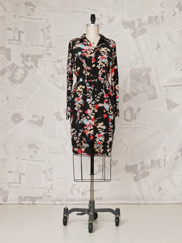 Silk Shirt Dress - DVF Vintage made by Diane Von Furstenberg