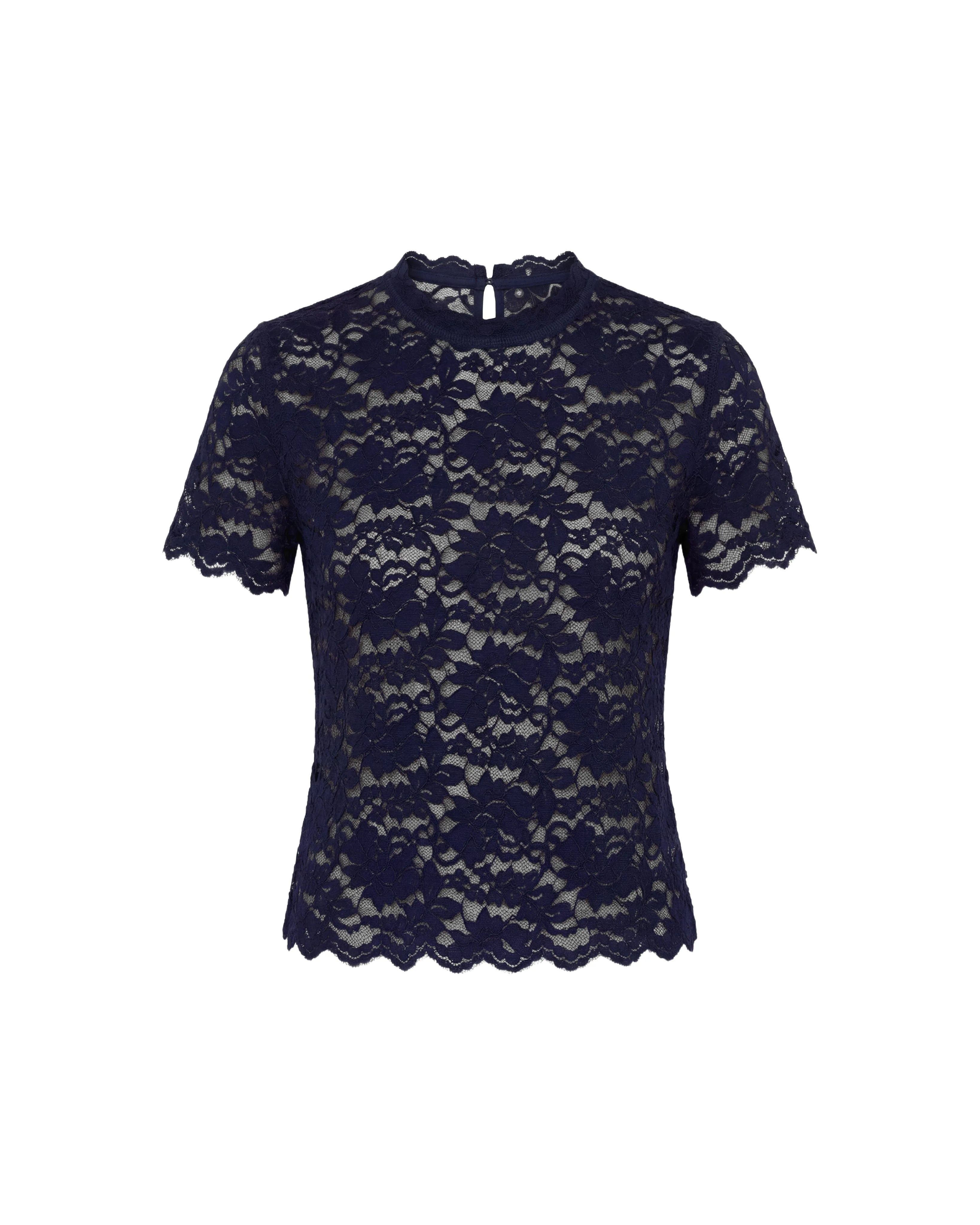 Perfect Short Sleeve Lace Top sold by Diane Von Furstenberg product image thumbnail 5