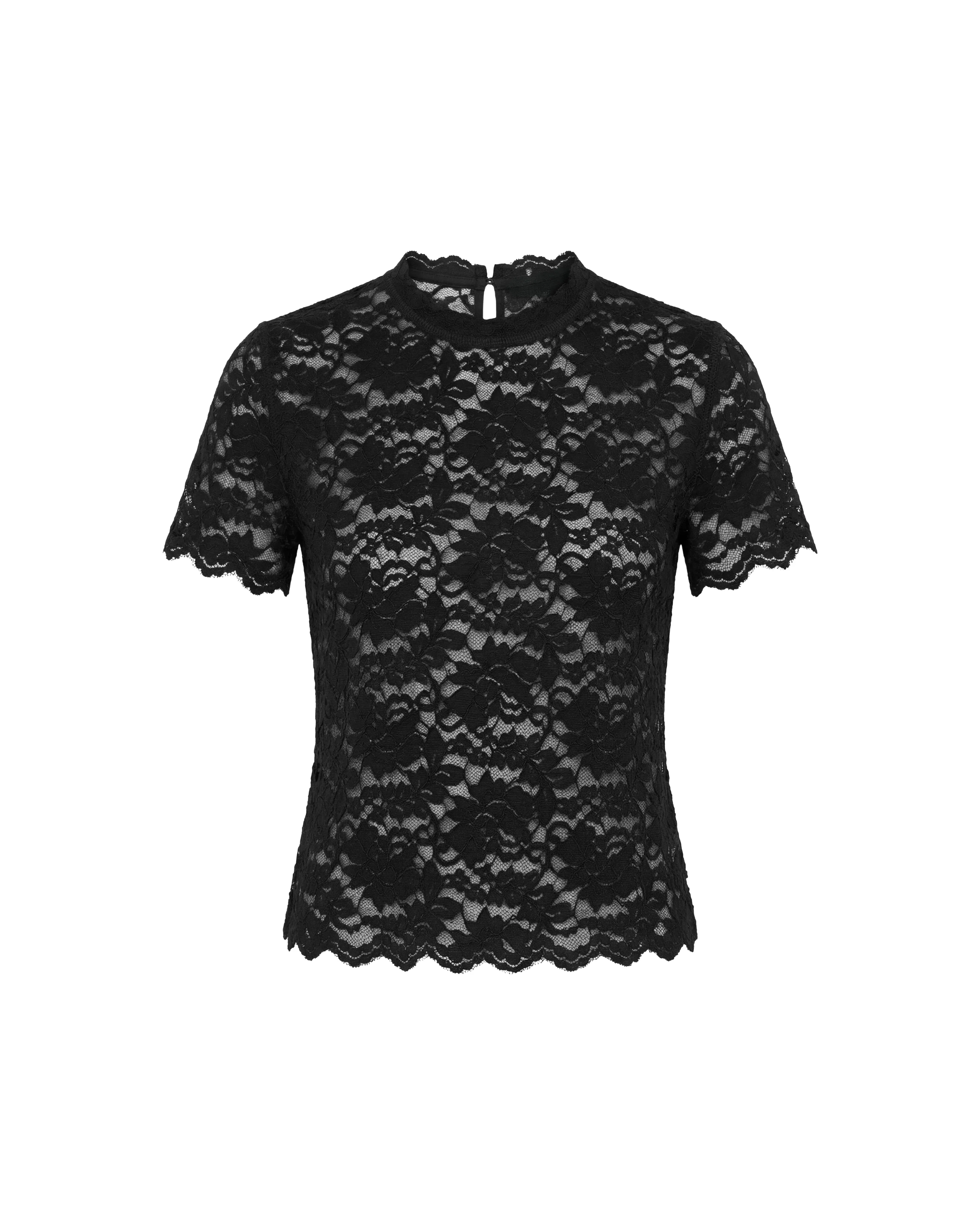 Perfect Short Sleeve Lace Top sold by Diane Von Furstenberg product image thumbnail 5