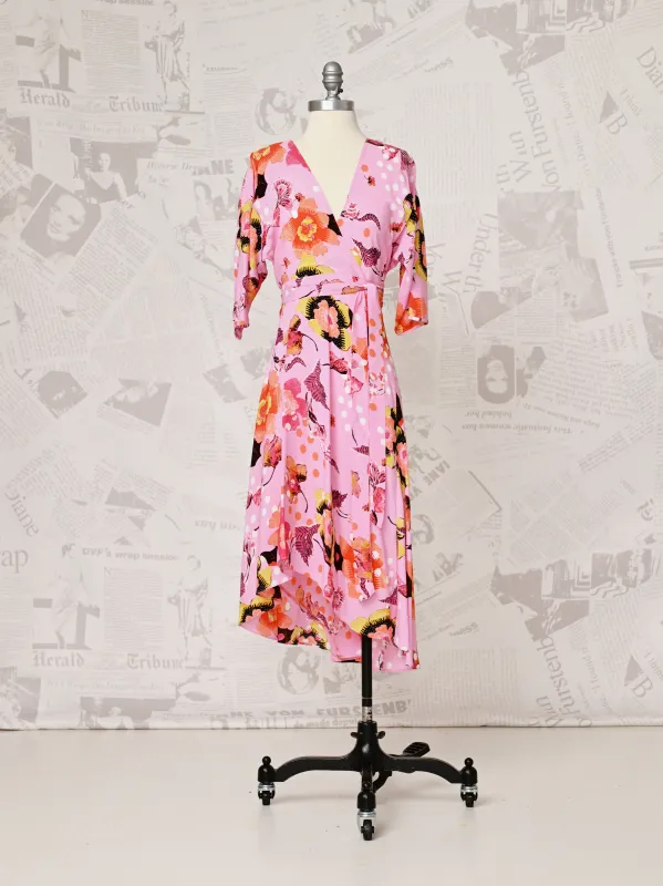 Pink Eloise Dress - DVF Vintage made by Diane Von Furstenberg