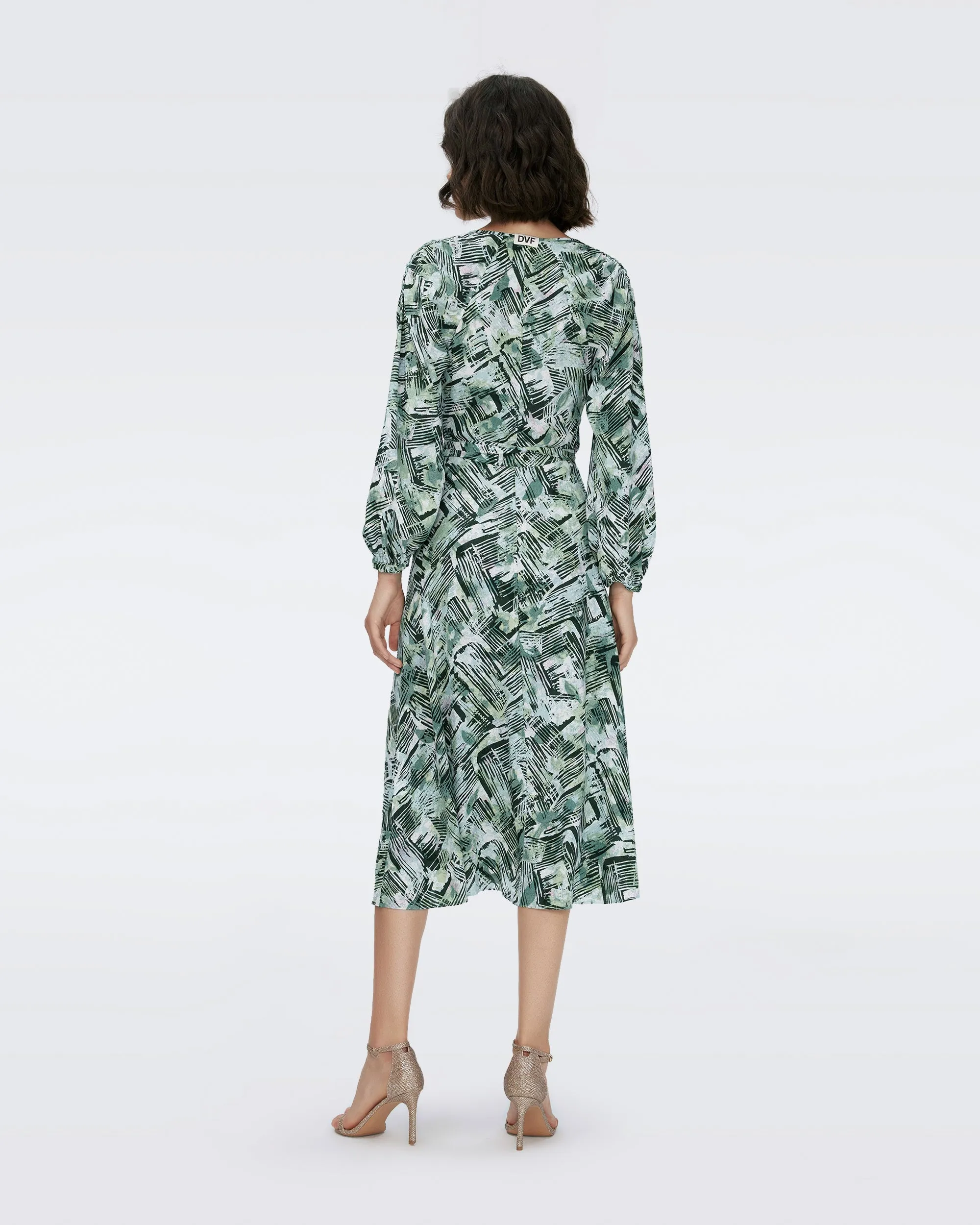 Leo Reversible Wrap Dress sold by Diane Von Furstenberg product image thumbnail 3