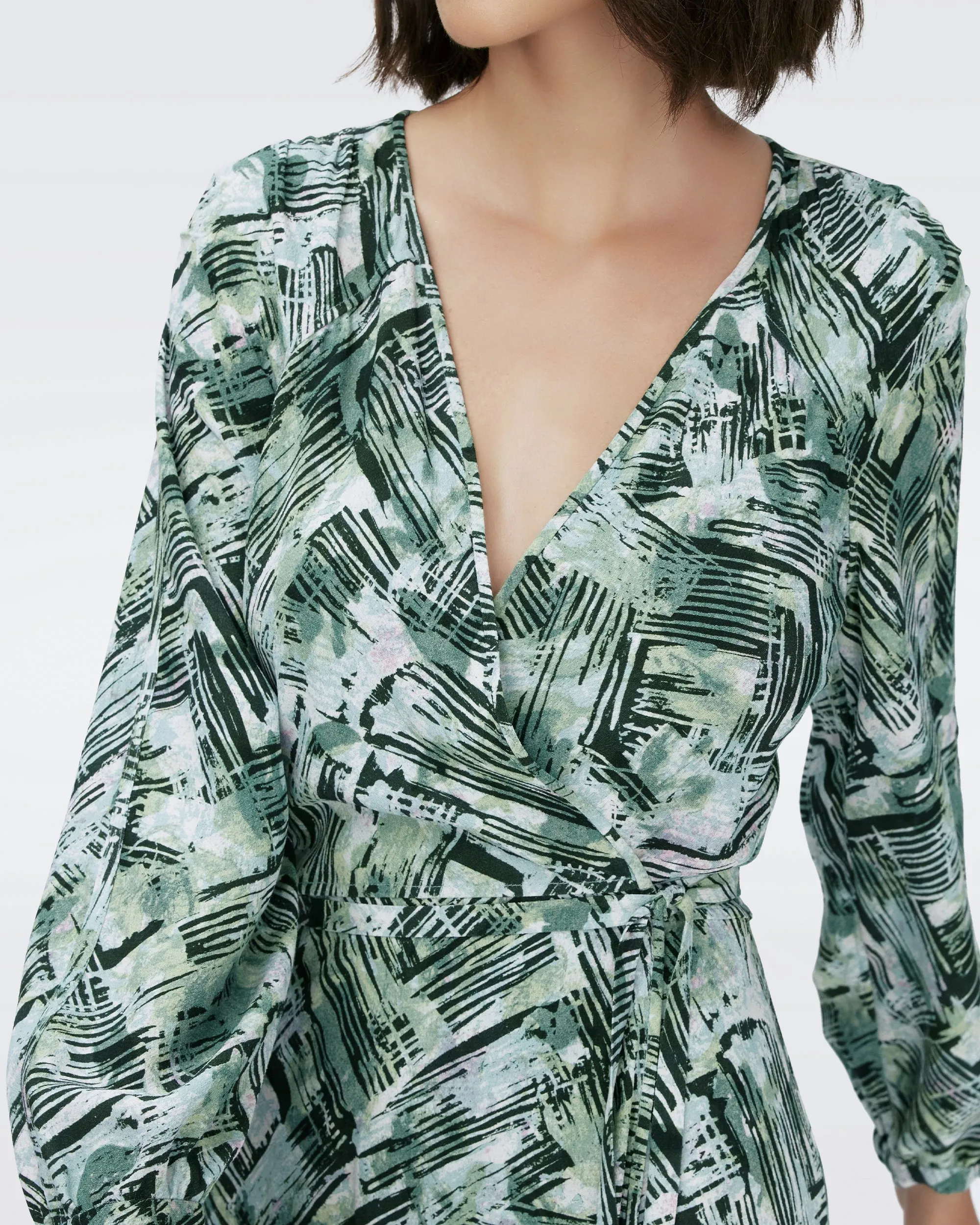 Leo Reversible Wrap Dress sold by Diane Von Furstenberg product image thumbnail 2