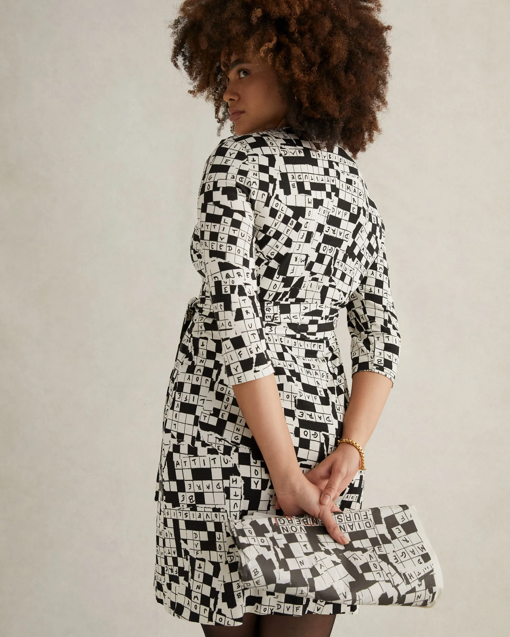 Julian Silk Jersey Wrap Dress sold by Diane Von Furstenberg product image thumbnail 3