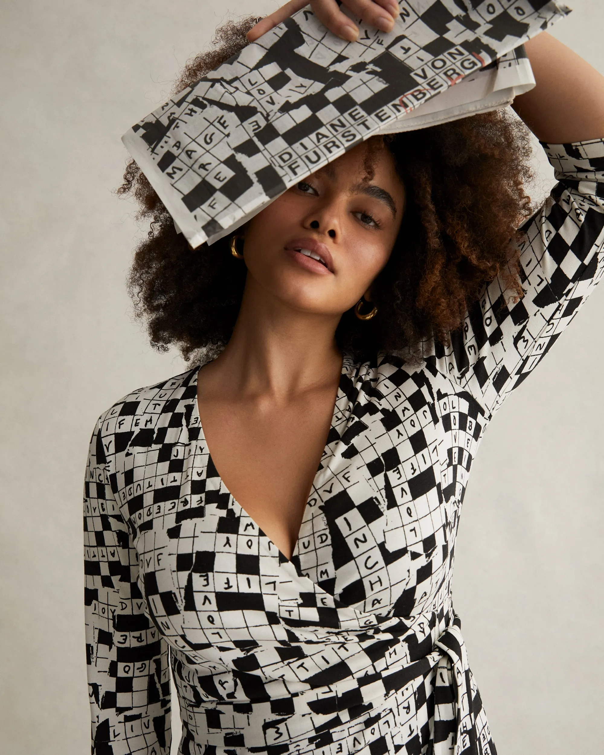 Julian Silk Jersey Wrap Dress sold by Diane Von Furstenberg product image thumbnail 4