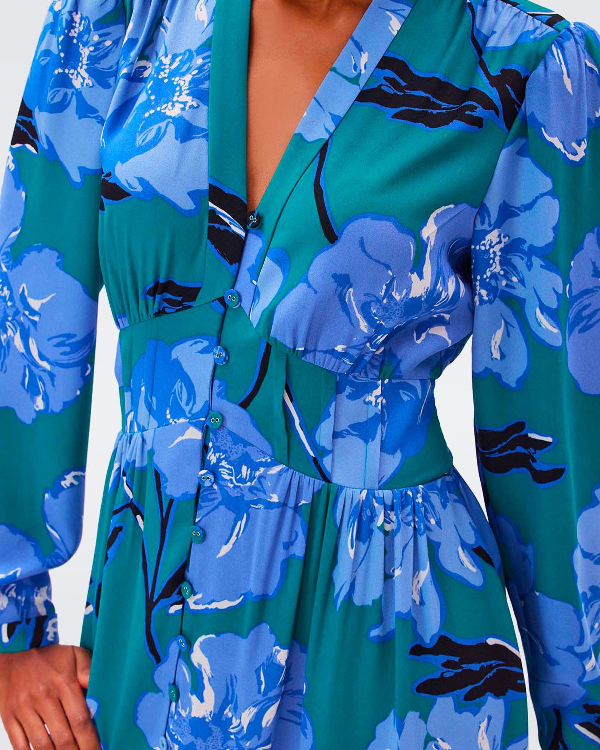 Erica Long Sleeve Midi Dress sold by Diane Von Furstenberg product image thumbnail 4