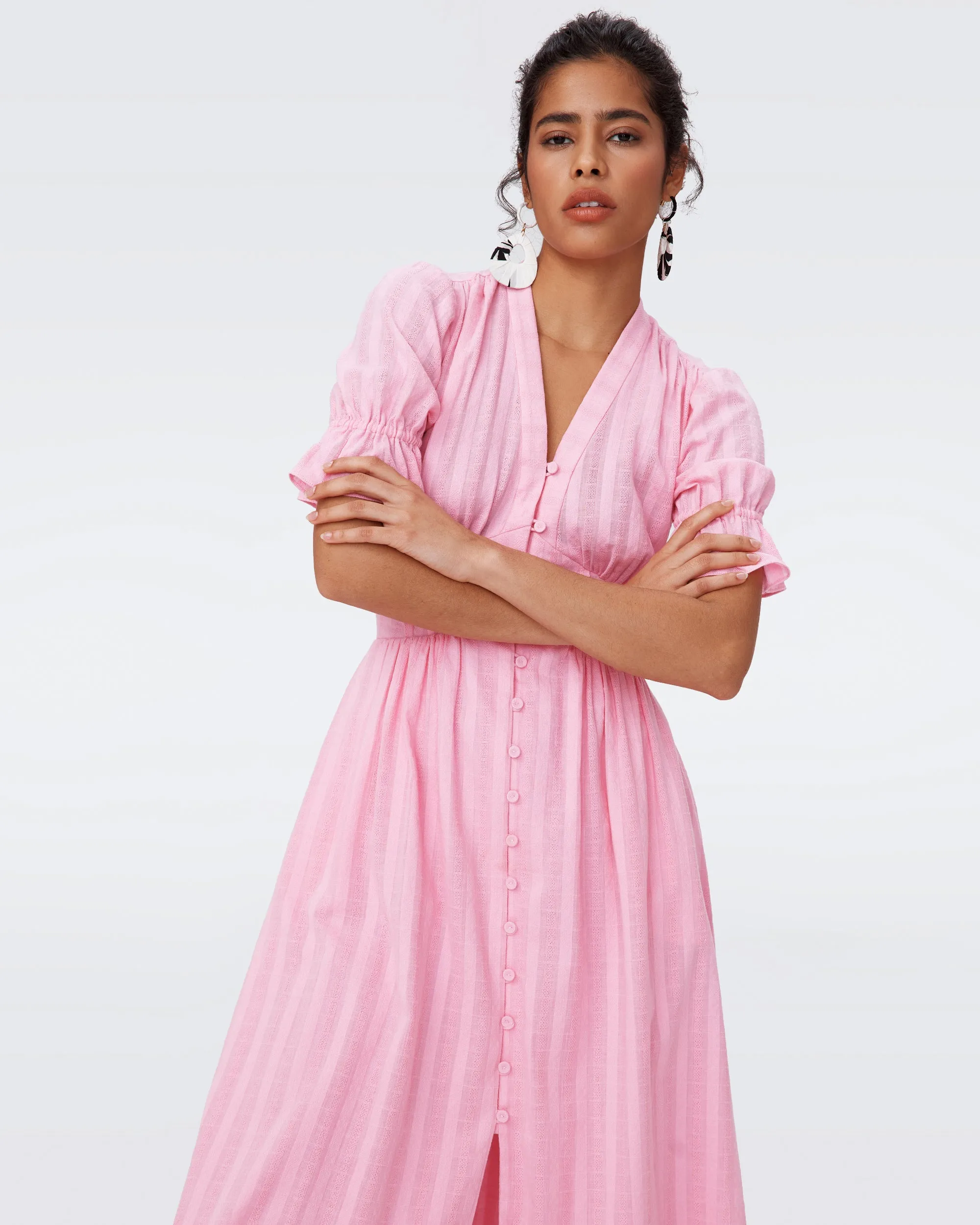 Erica Cotton Midi Dress sold by Diane Von Furstenberg product image thumbnail 5