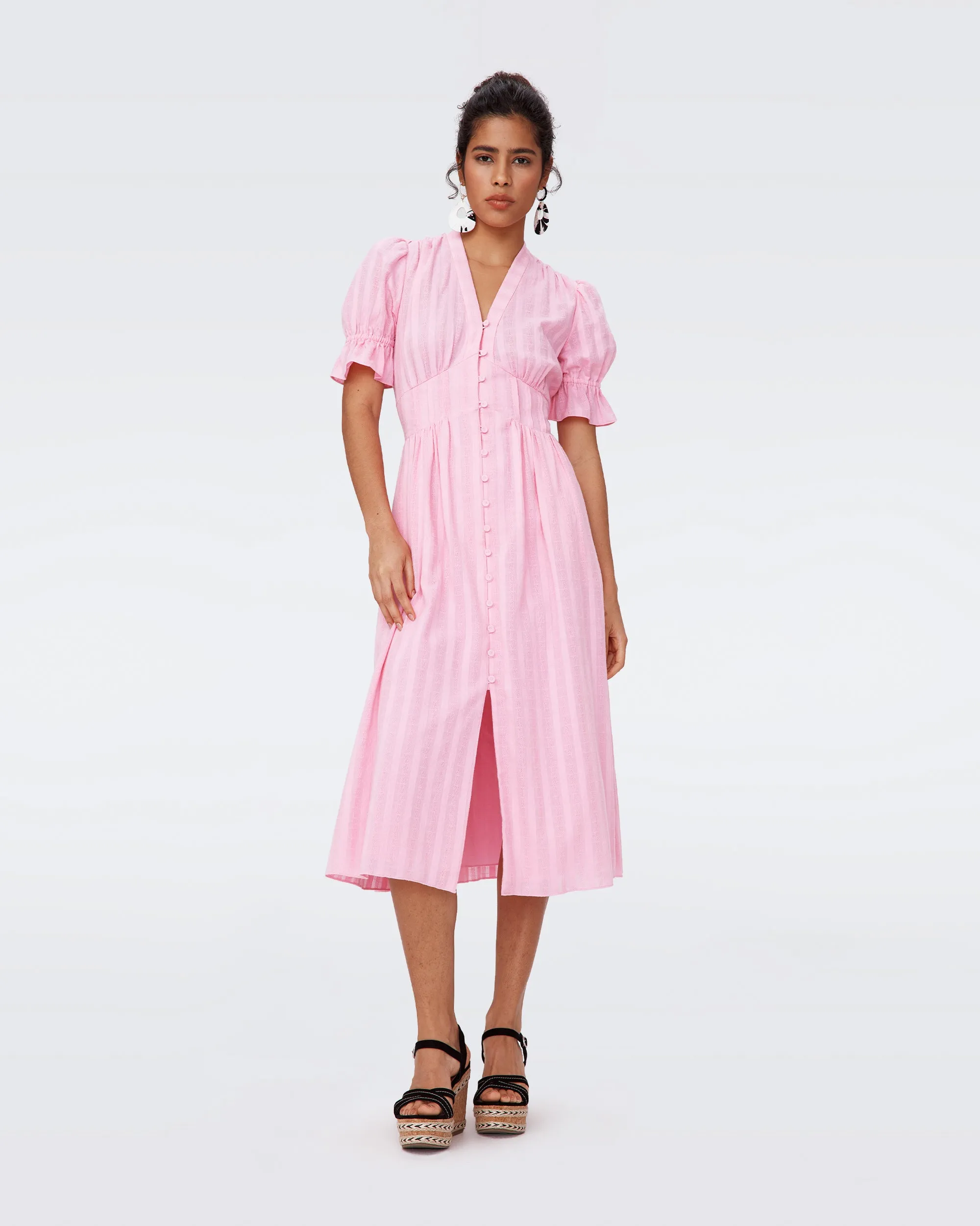 Erica Cotton Midi Dress sold by Diane Von Furstenberg