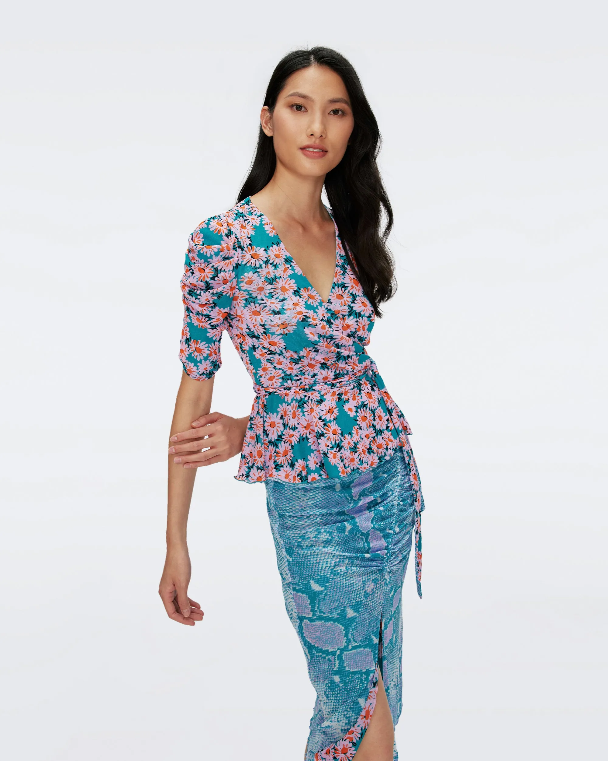 Siera Reversible Mesh Top sold by Diane Von Furstenberg product image thumbnail 5