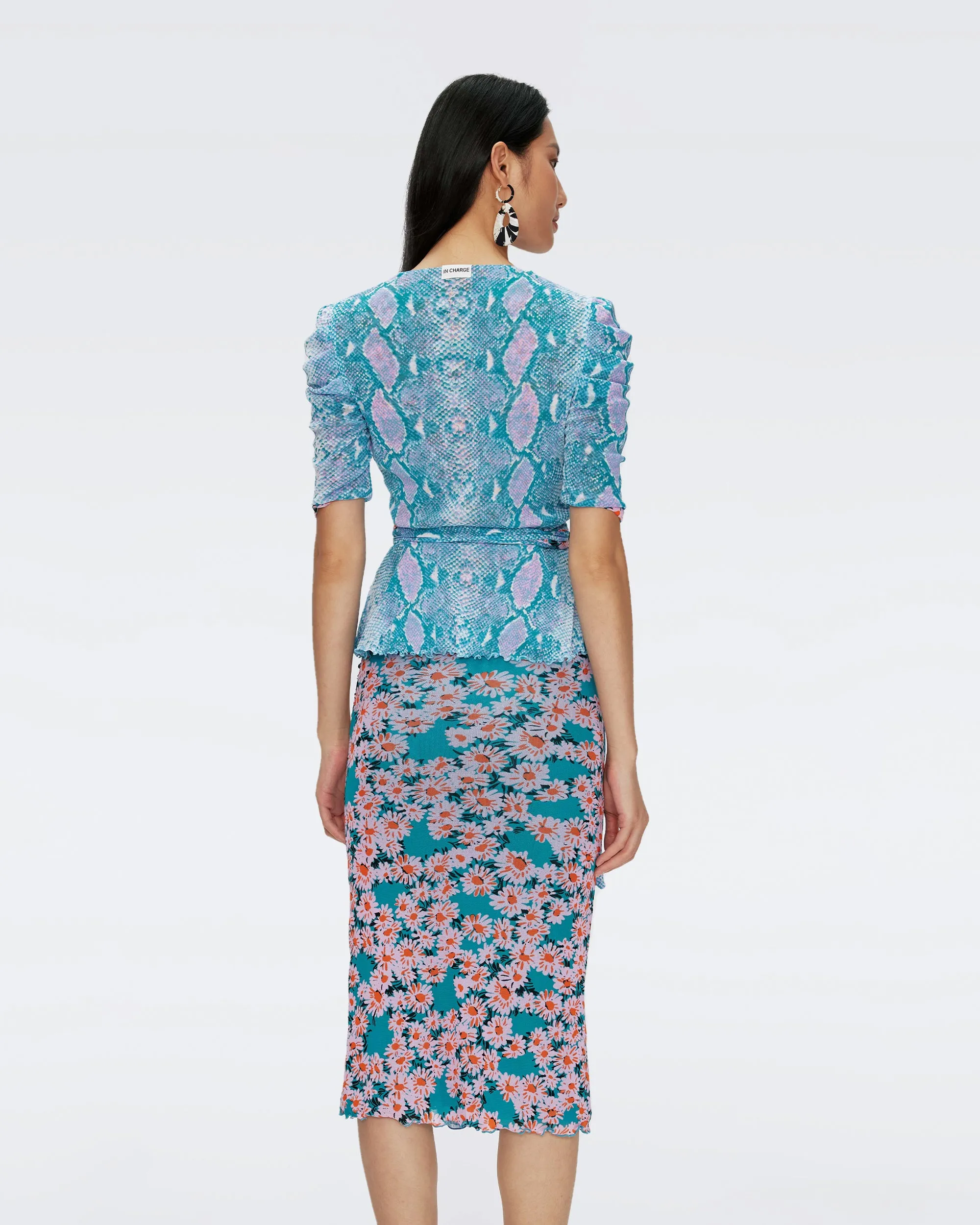 Siera Reversible Mesh Top sold by Diane Von Furstenberg product image thumbnail 3