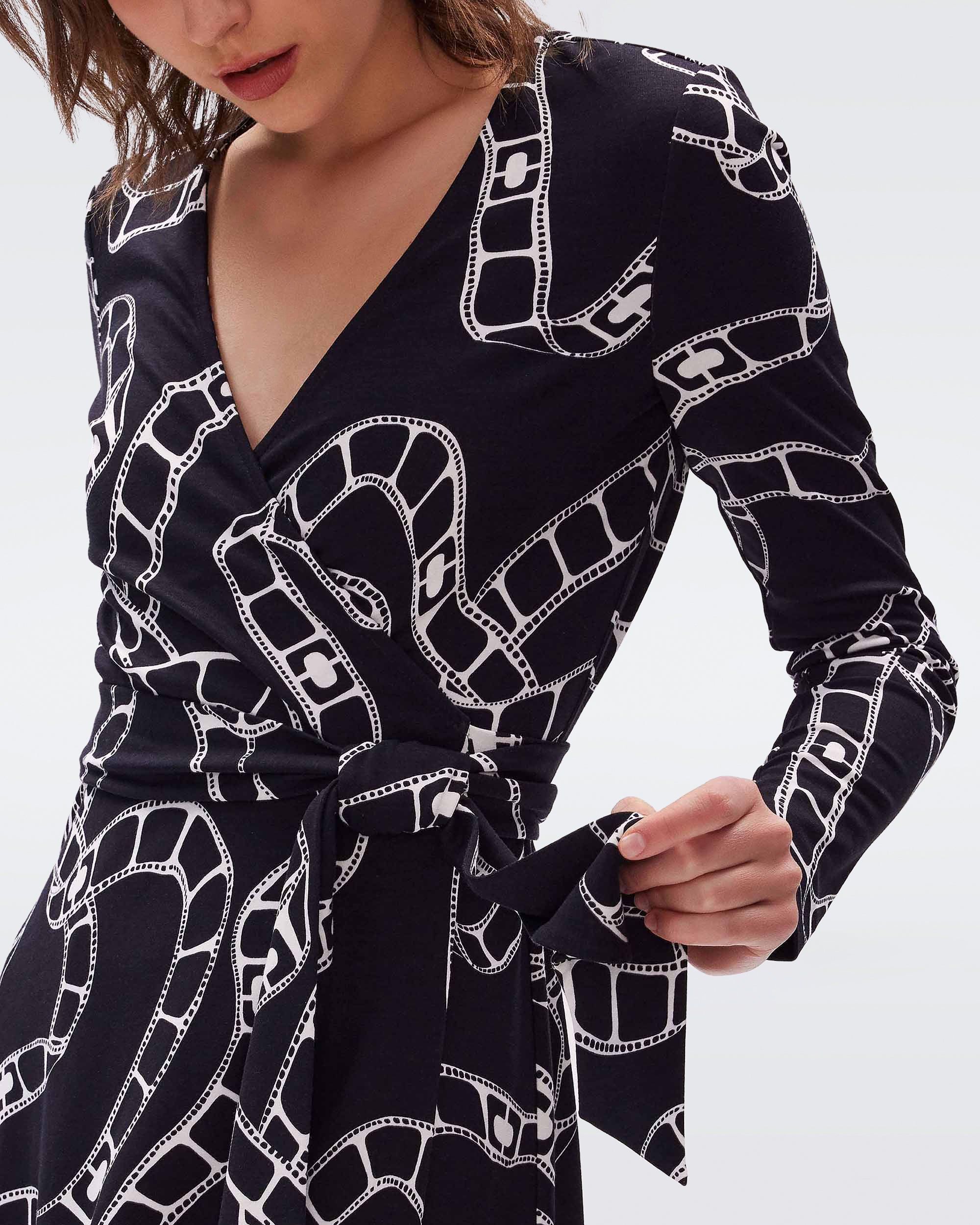 Demetria Wrap Dress sold by Diane Von Furstenberg product image thumbnail 4