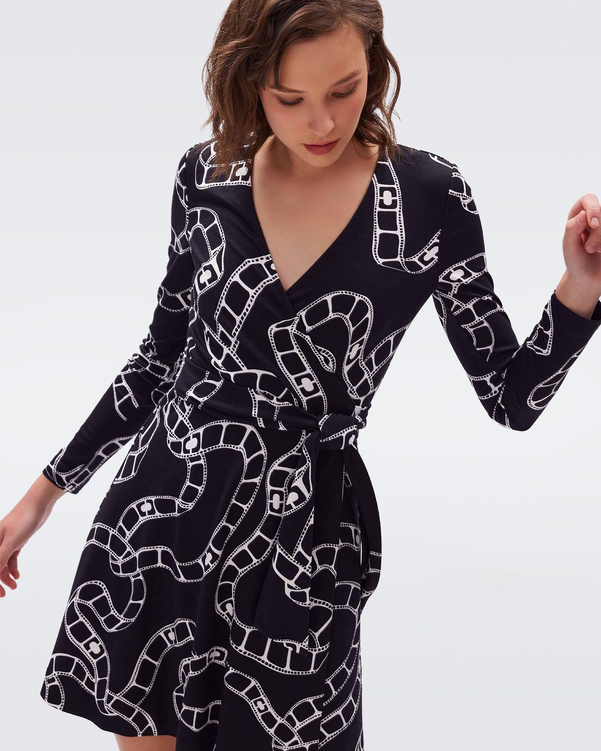 Demetria Wrap Dress sold by Diane Von Furstenberg product image thumbnail 2