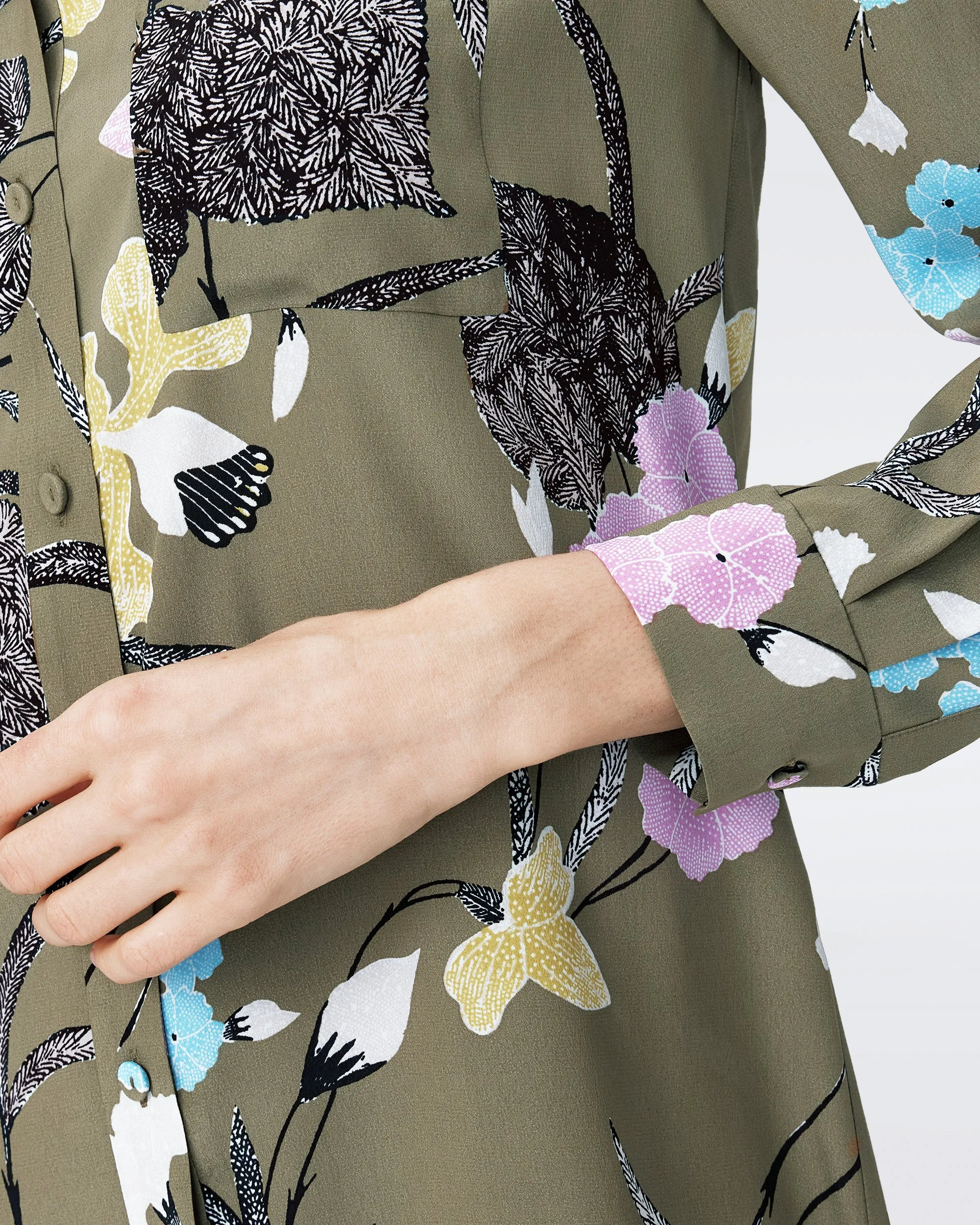 Prita Shirt Dress sold by Diane Von Furstenberg product image thumbnail 4