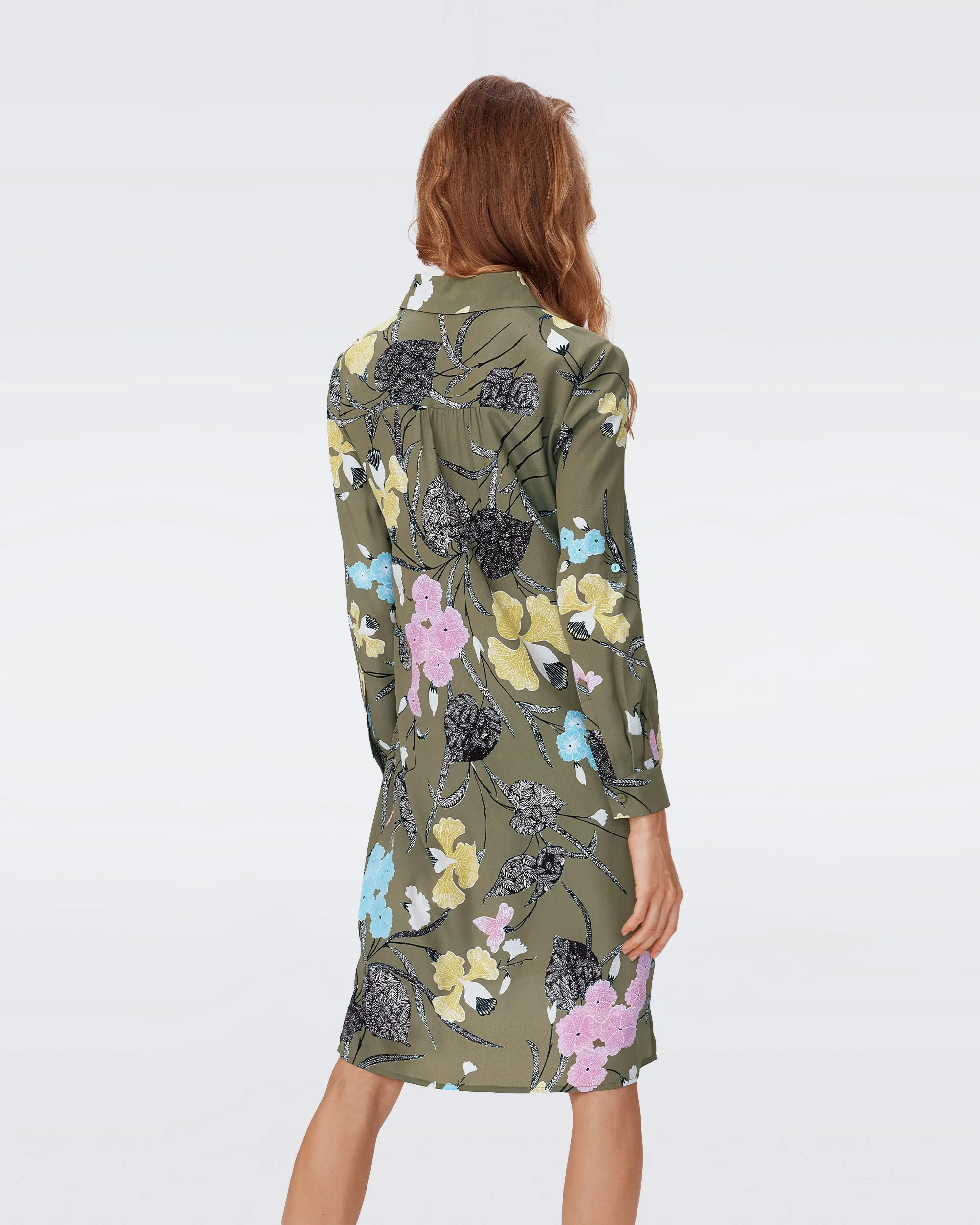 Prita Shirt Dress sold by Diane Von Furstenberg product image thumbnail 3
