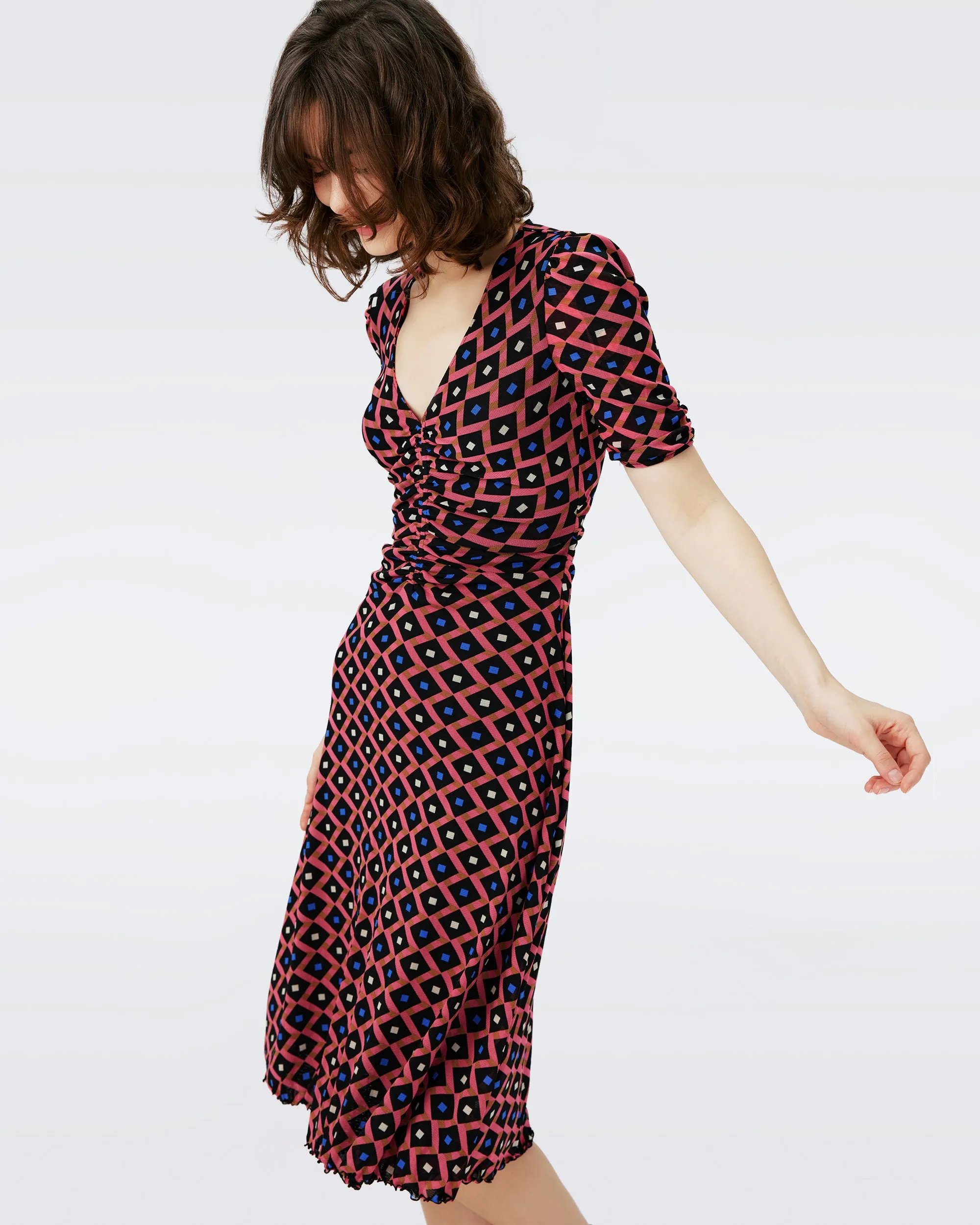 Koren Reversible Mesh Dress sold by Diane Von Furstenberg product image thumbnail 5