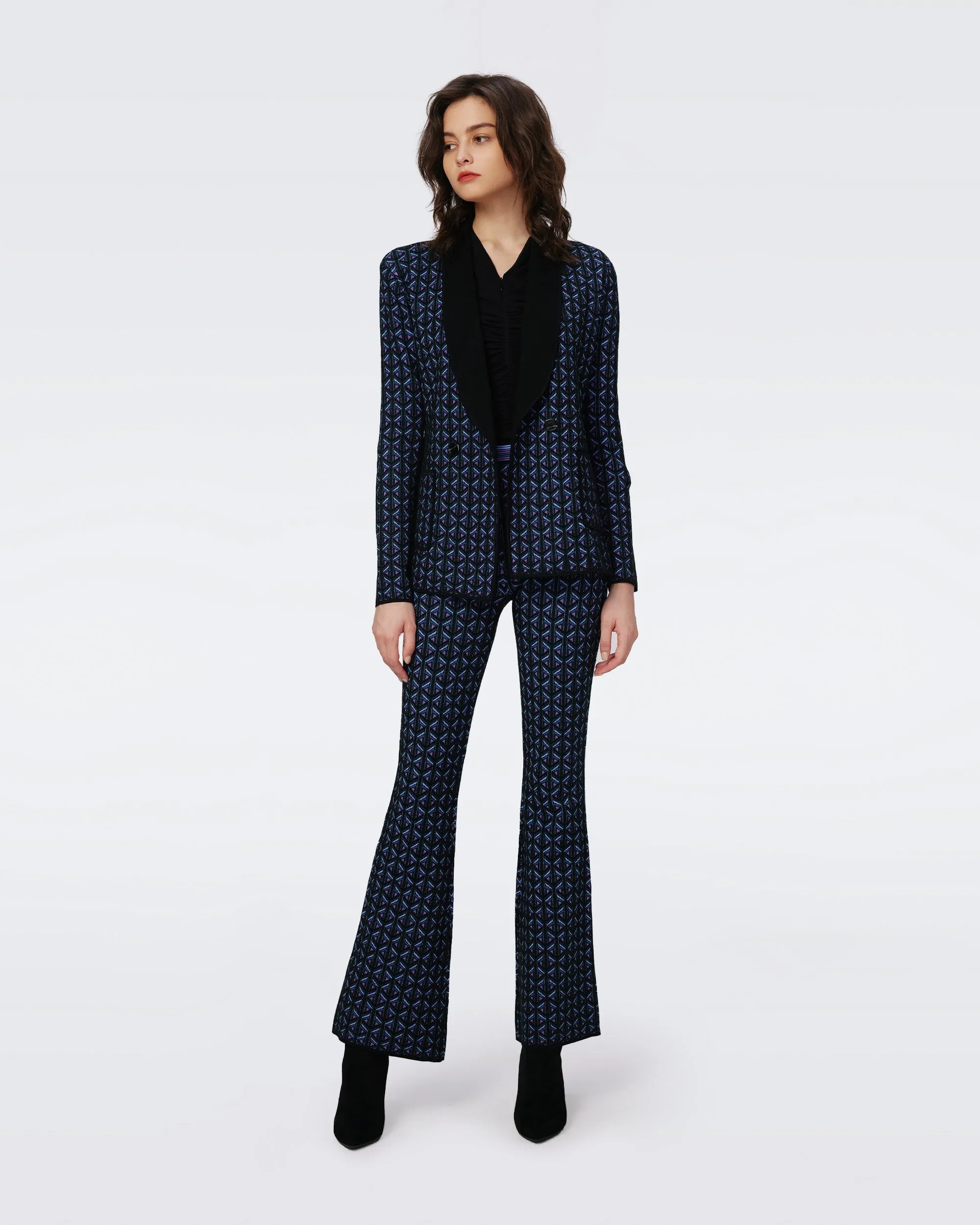 Ashdon Knit Jacquard Pants sold by Diane Von Furstenberg product image thumbnail 5
