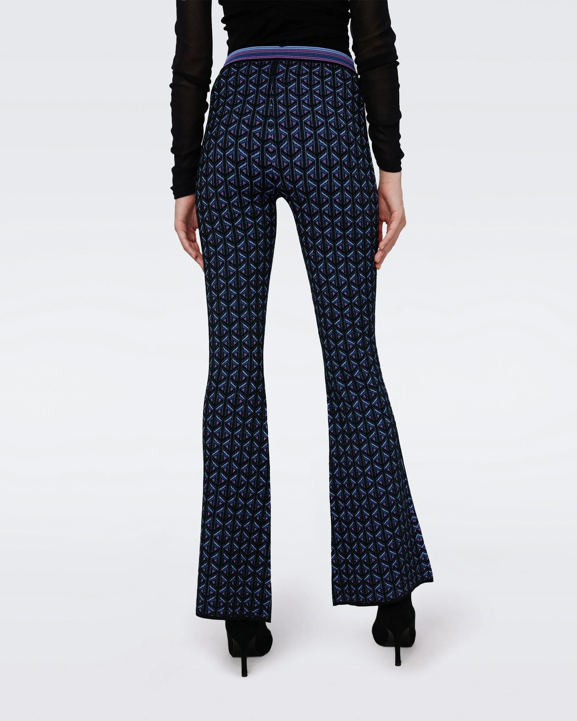 Ashdon Knit Jacquard Pants sold by Diane Von Furstenberg product image thumbnail 3