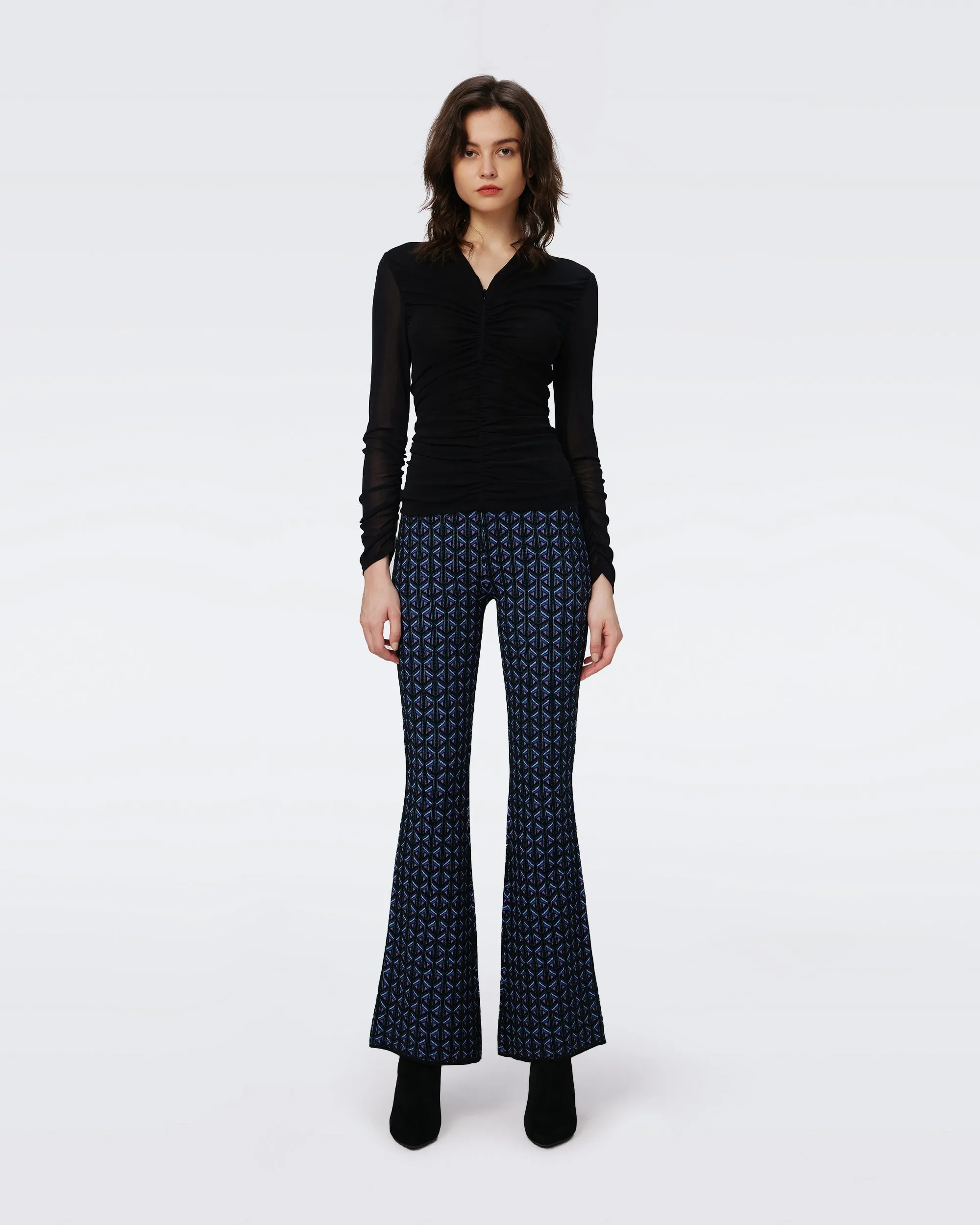 Ashdon Knit Jacquard Pants sold by Diane Von Furstenberg