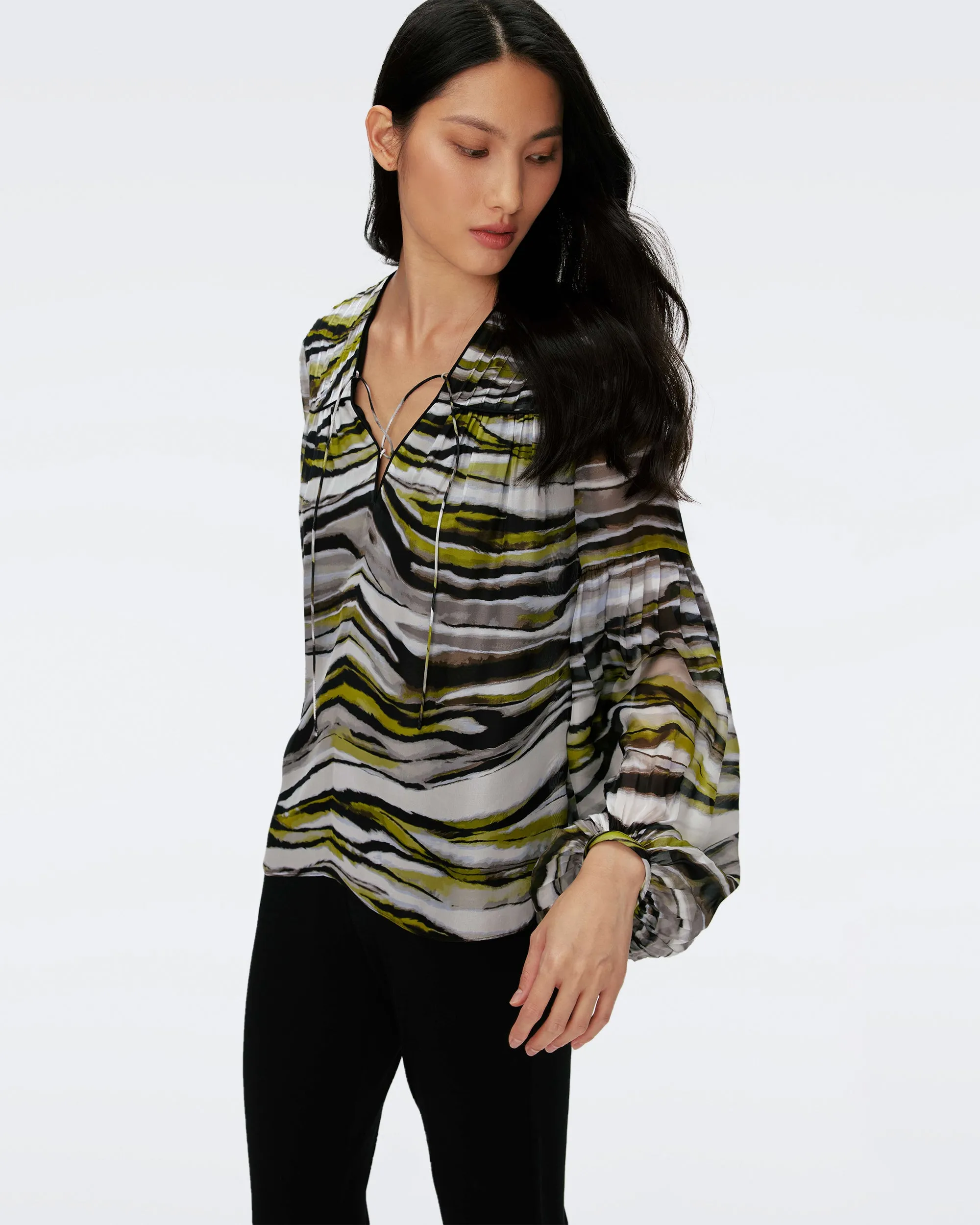 Sarita Top sold by Diane Von Furstenberg product image thumbnail 5