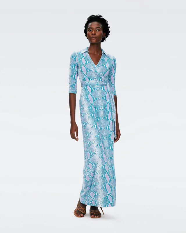 Abigail Silk Jersey Maxi Wrap Dress sold by Diane Von Furstenberg