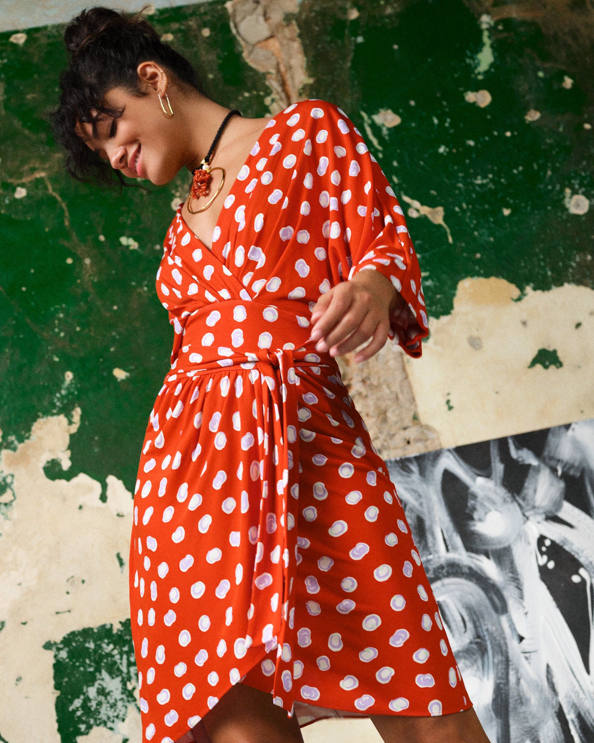 Barrington Faux-Wrap Dress sold by Diane Von Furstenberg