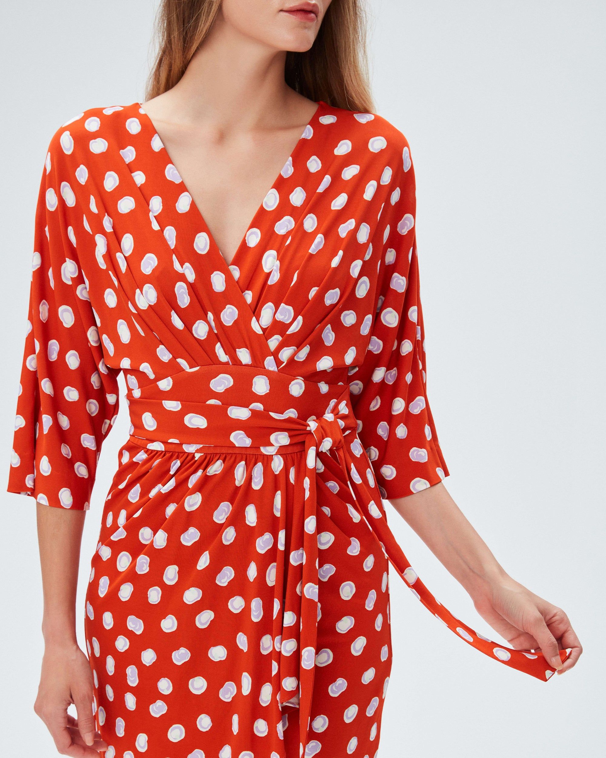 Barrington Faux-Wrap Dress sold by Diane Von Furstenberg product image thumbnail 4
