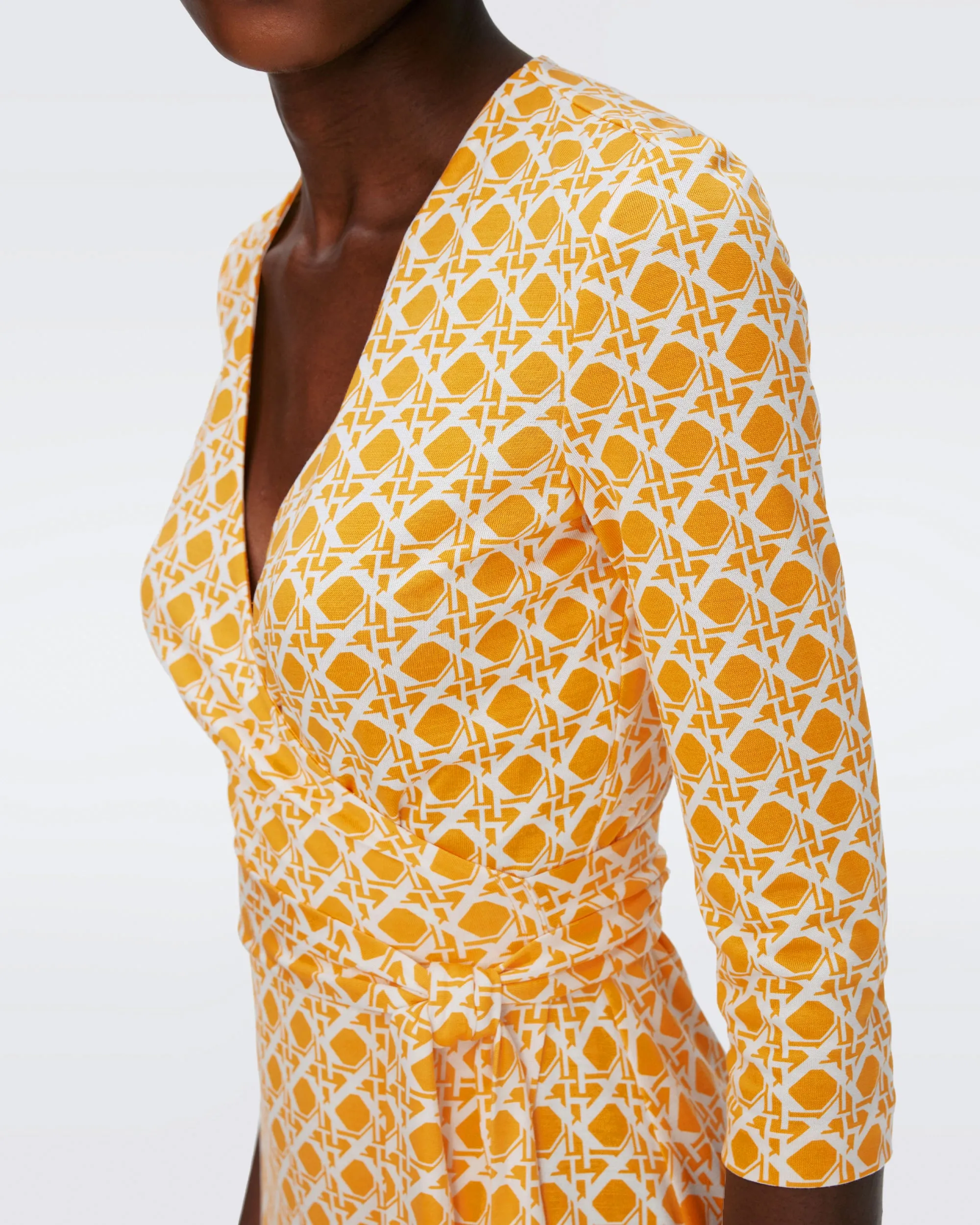 Julian Silk Jersey Wrap Dress sold by Diane Von Furstenberg product image thumbnail 4