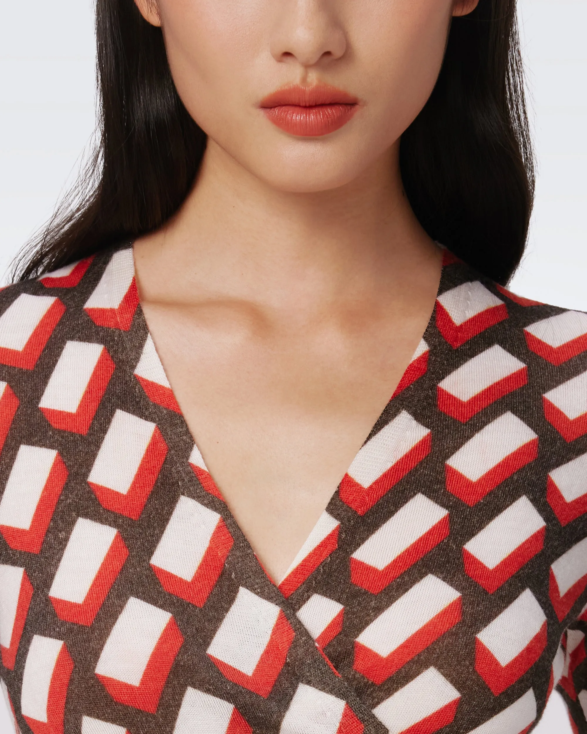 Luella Wool Wrap Dress sold by Diane Von Furstenberg product image thumbnail 3