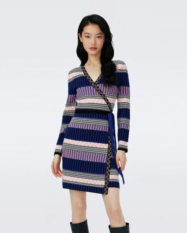 Melita Knit Wrap Dress sold by Diane Von Furstenberg