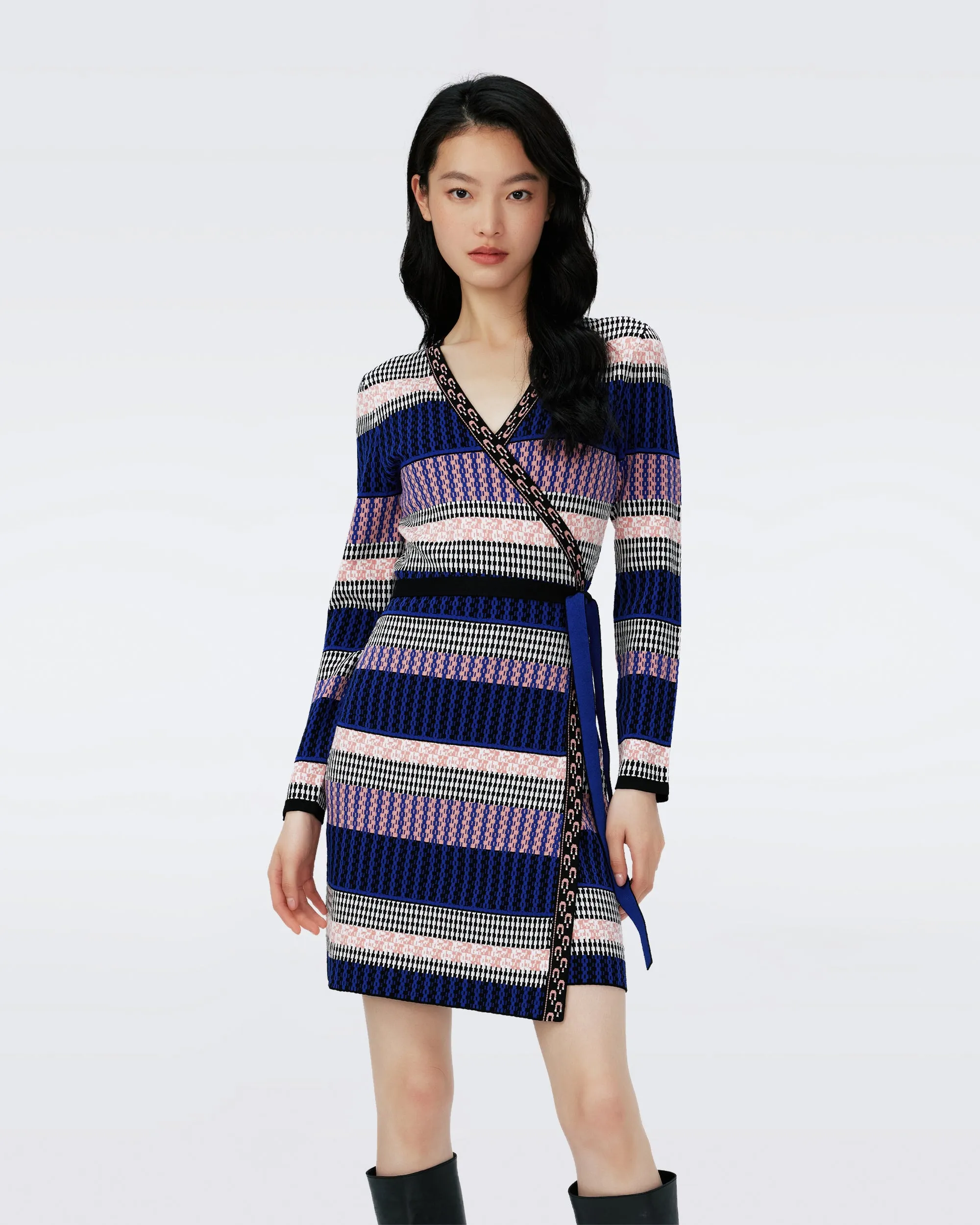 Melita Knit Wrap Dress sold by Diane Von Furstenberg