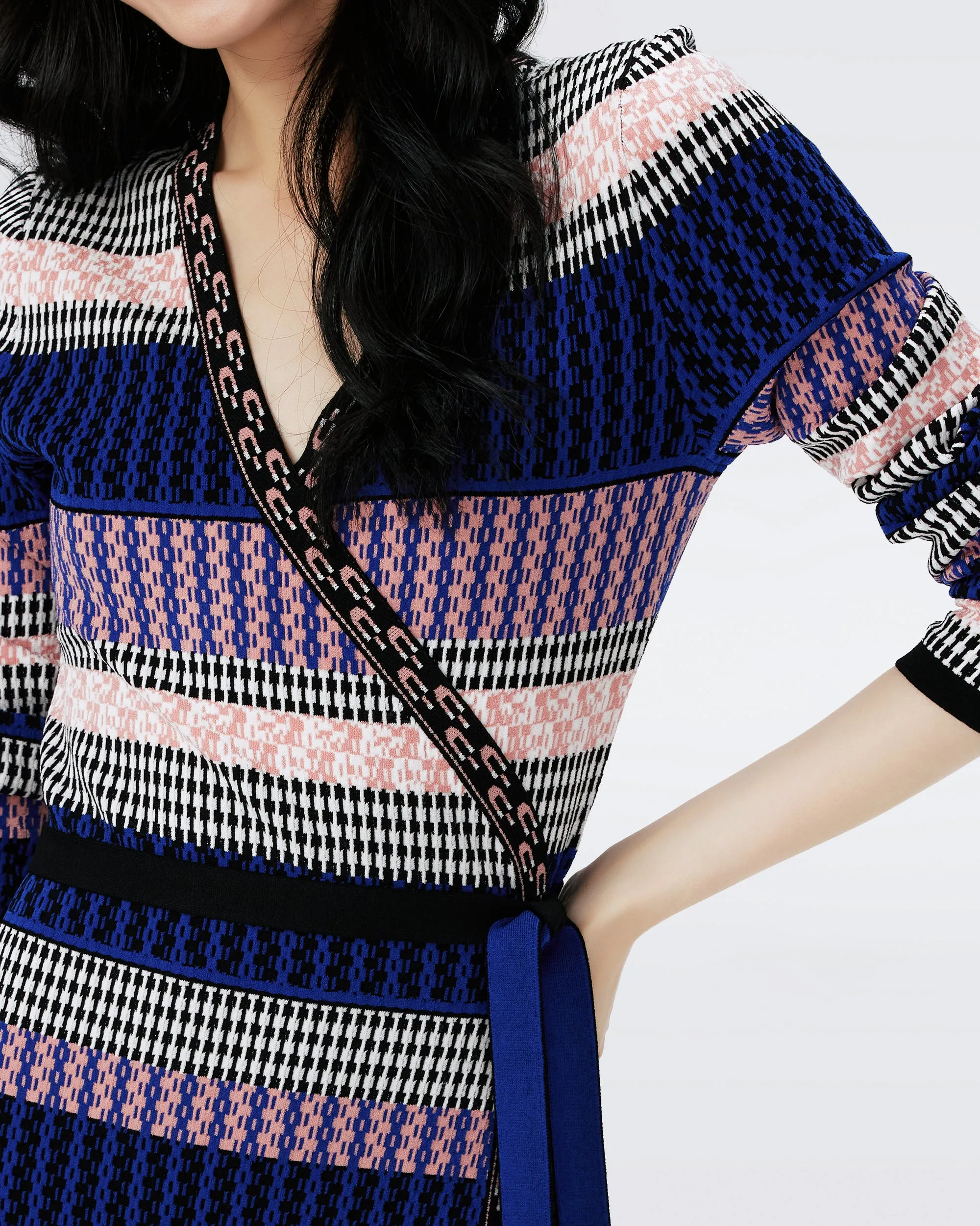 Melita Knit Wrap Dress sold by Diane Von Furstenberg product image thumbnail 2