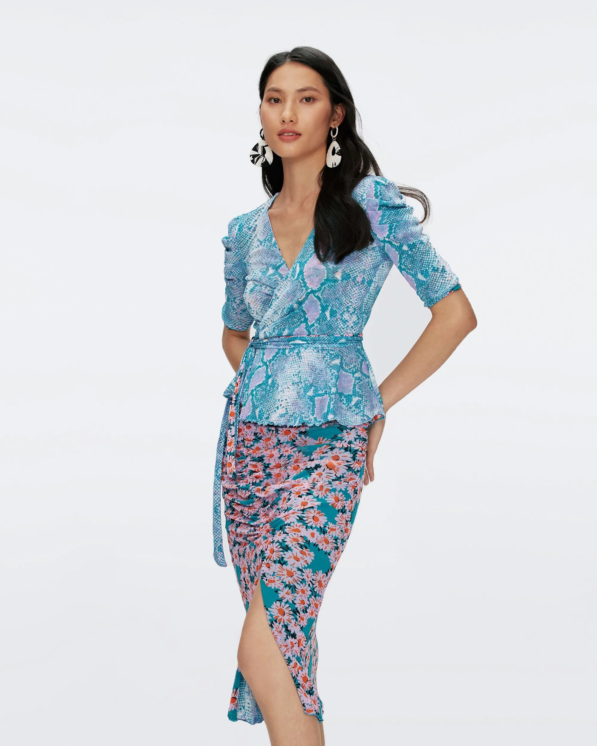 Siera Reversible Mesh Top sold by Diane Von Furstenberg product image thumbnail 5