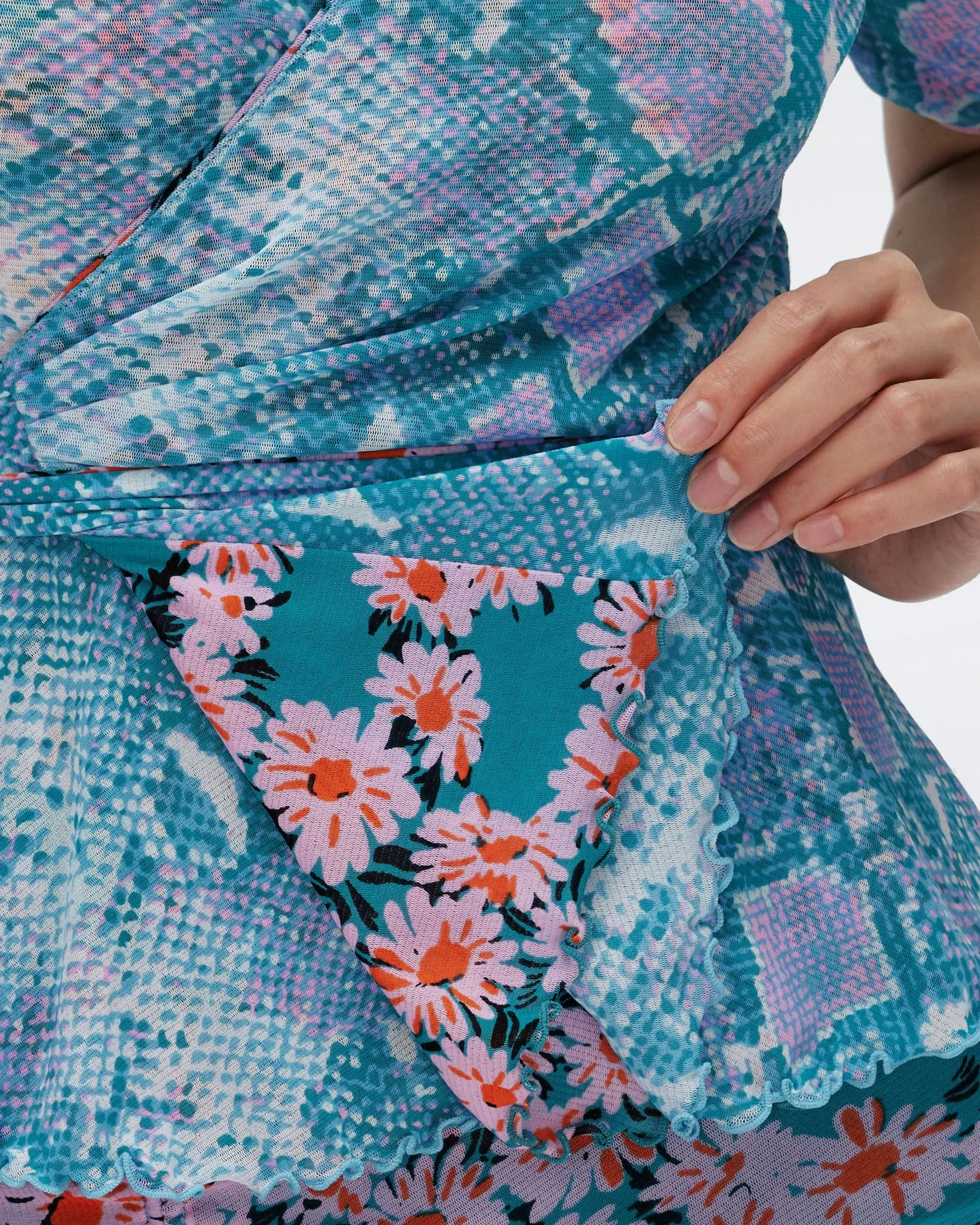 Siera Reversible Mesh Top sold by Diane Von Furstenberg product image thumbnail 4