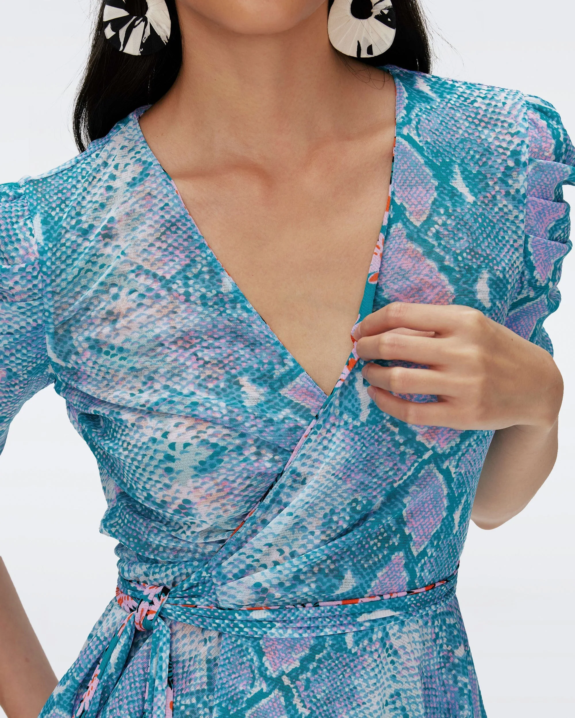 Siera Reversible Mesh Top sold by Diane Von Furstenberg product image thumbnail 2