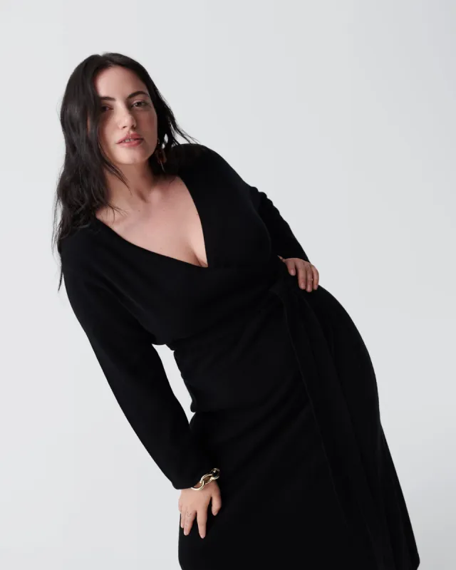 Astrid Wool-Cashmere Wrap Dress sold by Diane Von Furstenberg