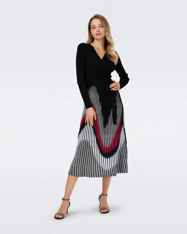 Reiko Faux Wrap Dress sold by Diane Von Furstenberg