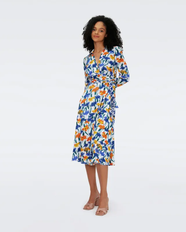 Phoenix Reversible Mesh Wrap Dress sold by Diane Von Furstenberg