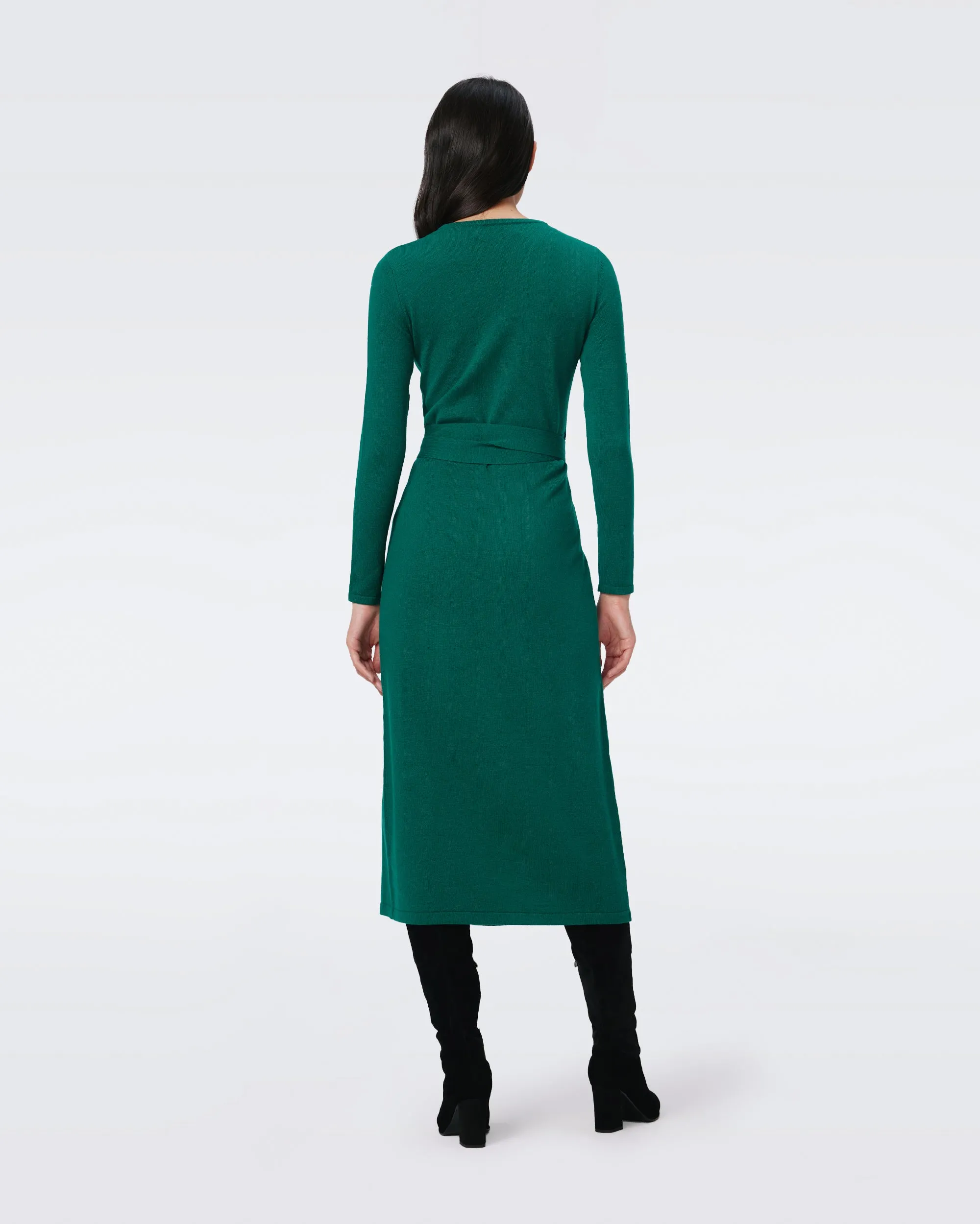 Astrid Wool-Cashmere Wrap Dress sold by Diane Von Furstenberg product image thumbnail 3