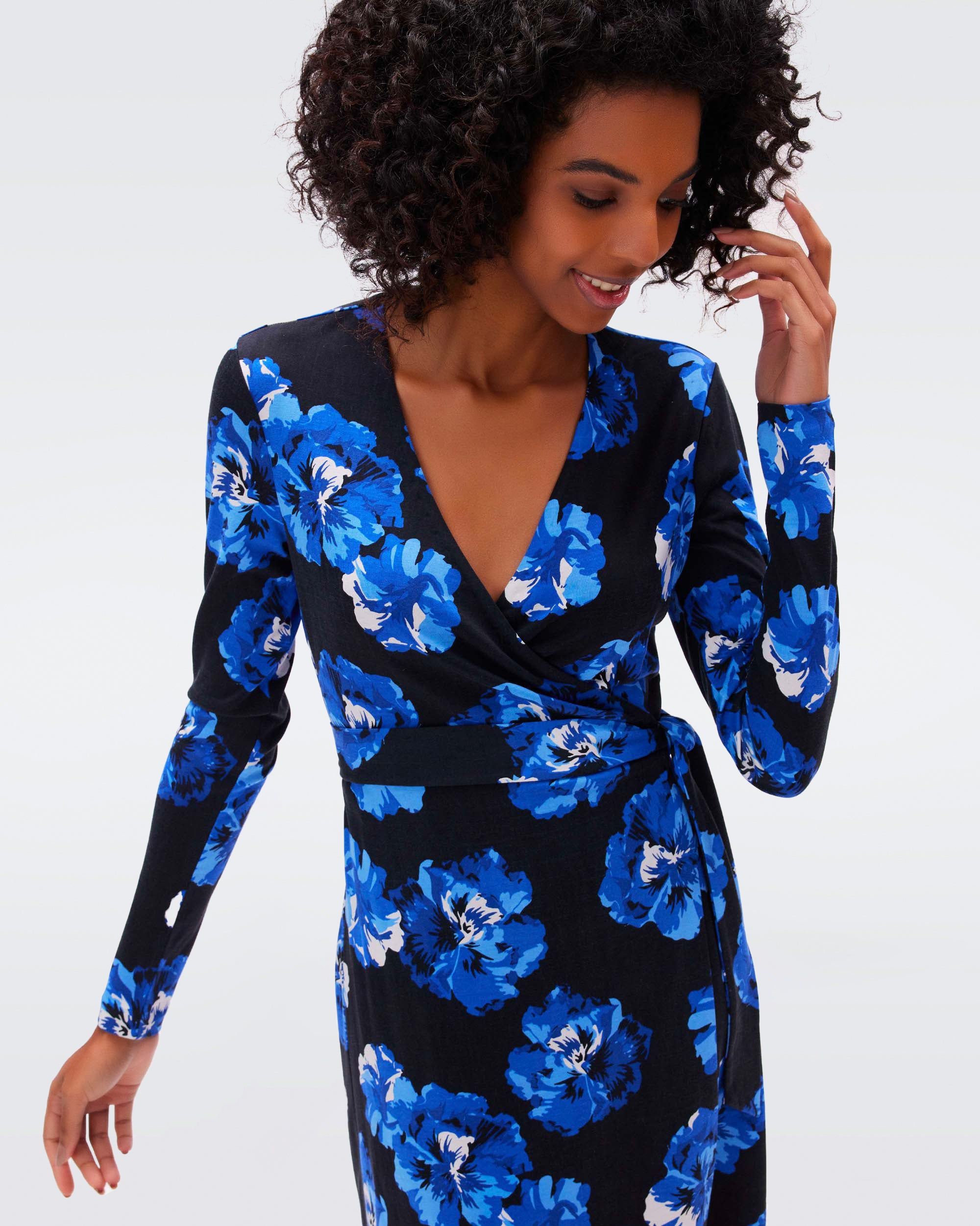 Julian Silk Jersey Wrap Dress sold by Diane Von Furstenberg product image thumbnail 4