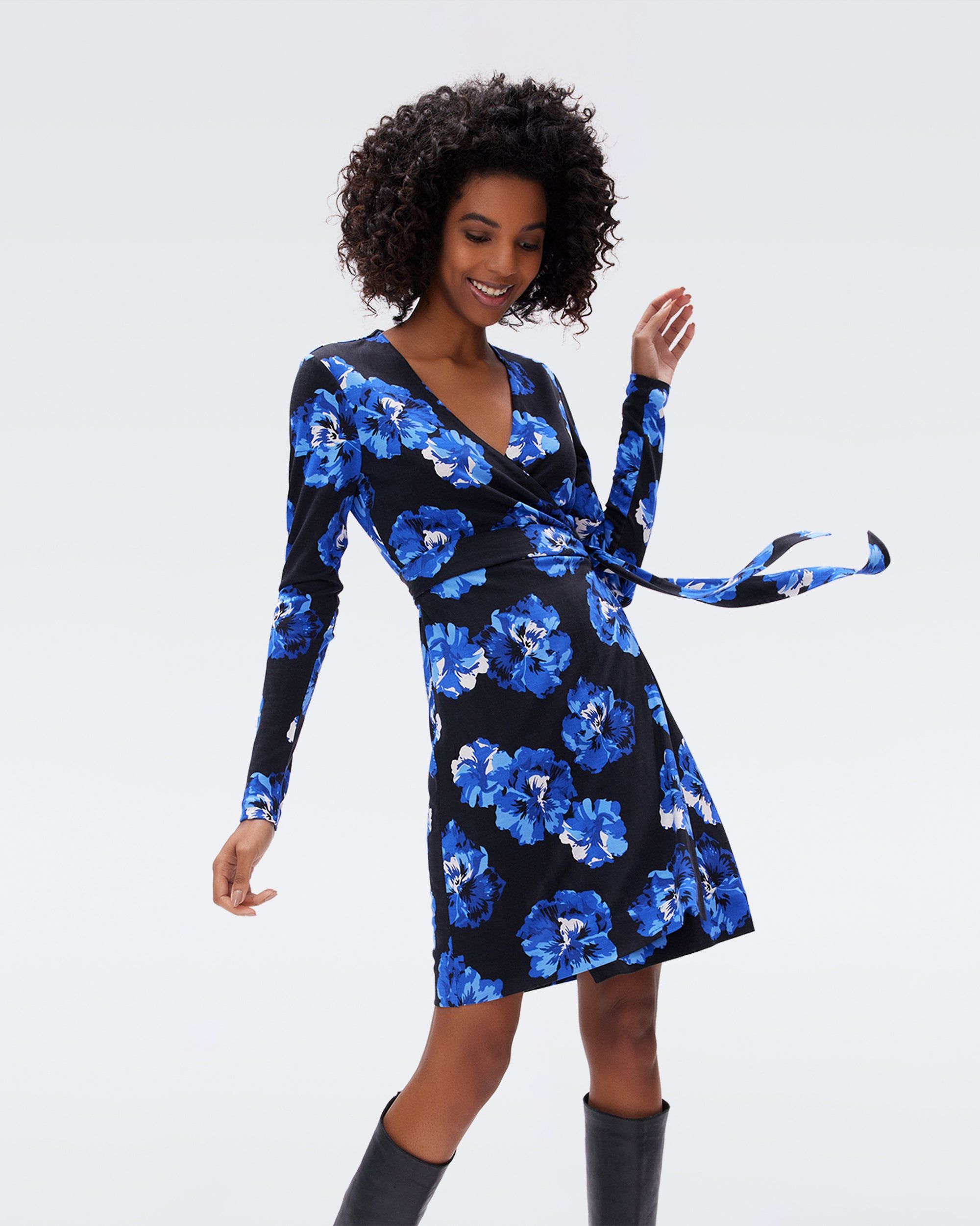 Julian Silk Jersey Wrap Dress sold by Diane Von Furstenberg