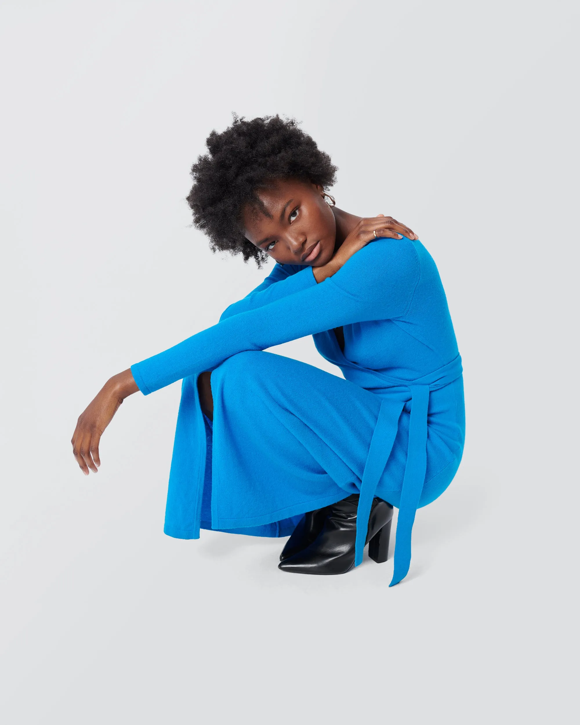 Astrid Wool-Cashmere Wrap Dress sold by Diane Von Furstenberg product image thumbnail 5