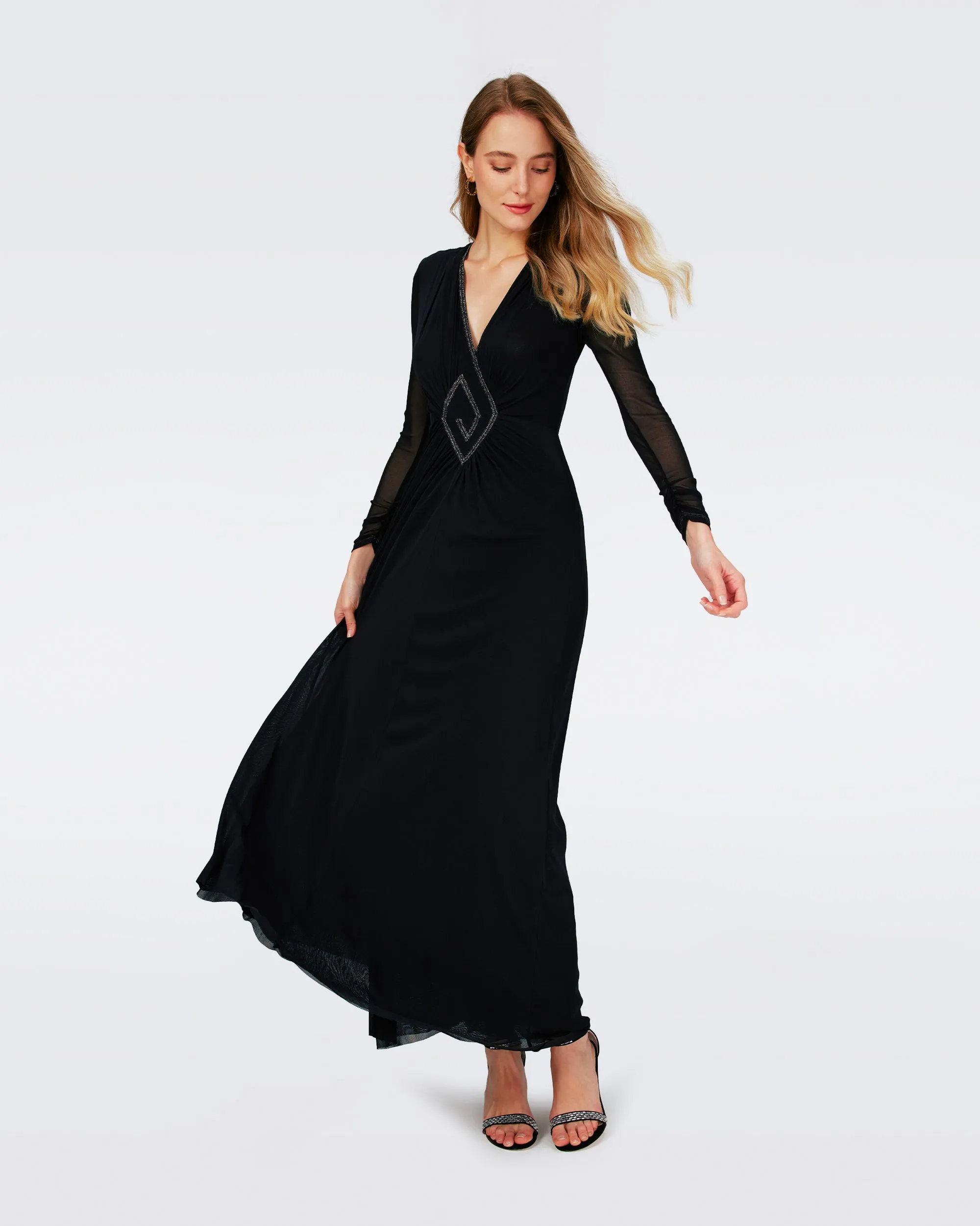 Aylin Mesh Dress sold by Diane Von Furstenberg product image thumbnail 5