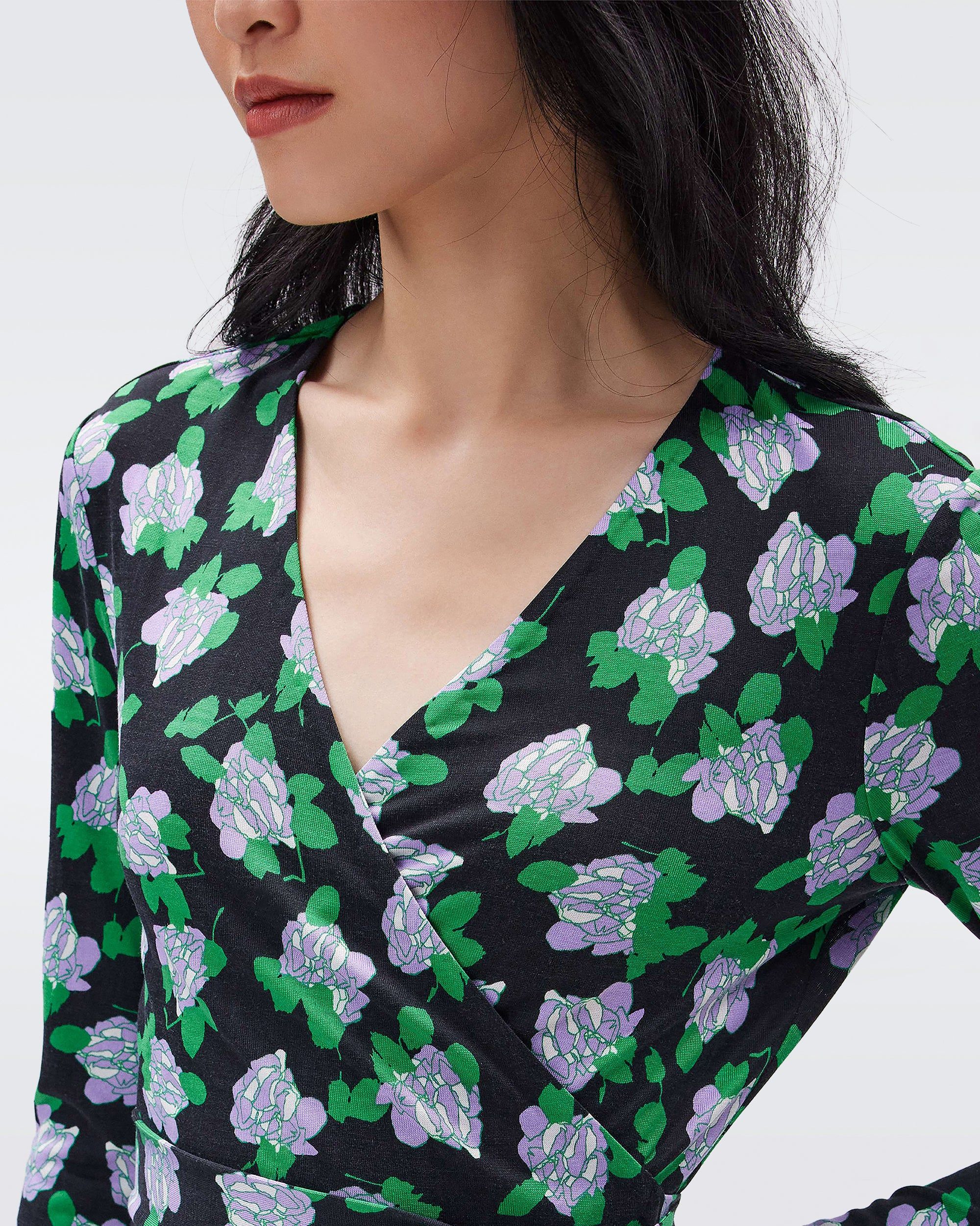 Julian Silk Jersey Wrap Dress sold by Diane Von Furstenberg product image thumbnail 2