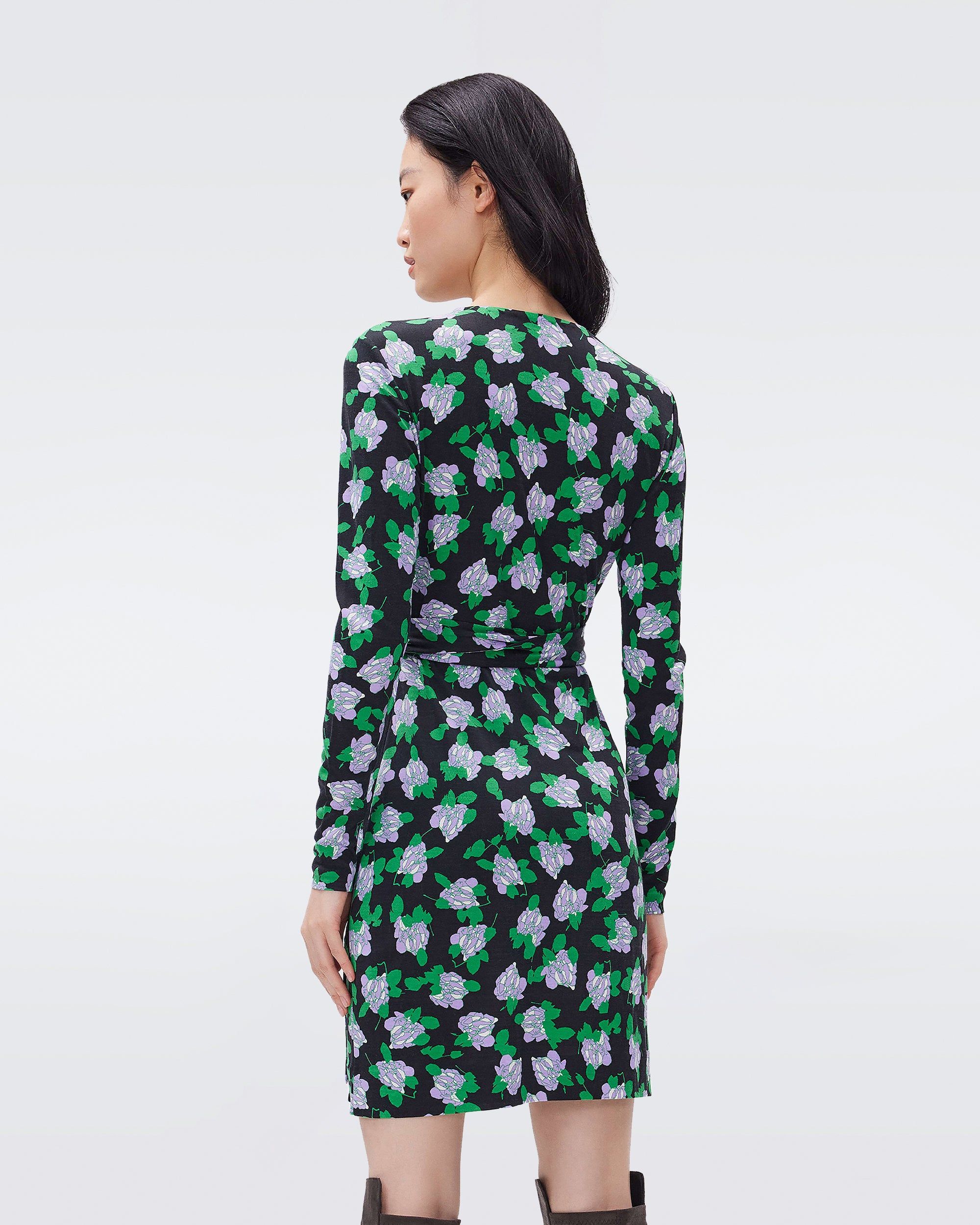 Julian Silk Jersey Wrap Dress sold by Diane Von Furstenberg product image thumbnail 3