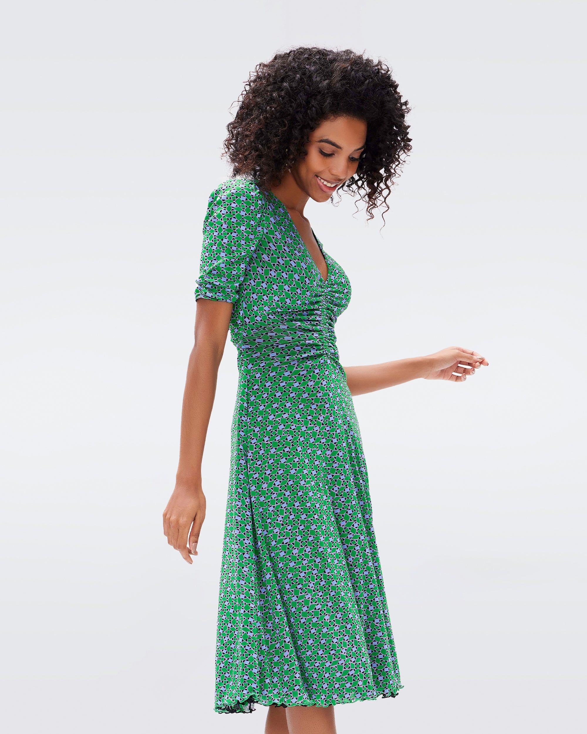 Koren Reversible Mesh Dress sold by Diane Von Furstenberg