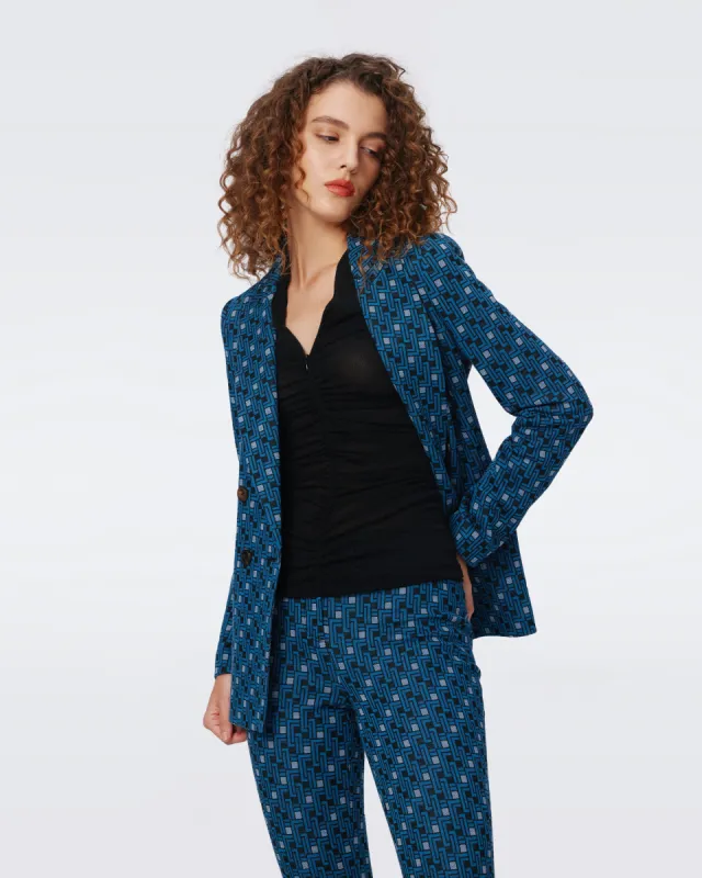 Bien Jacquard Jacket sold by Diane Von Furstenberg