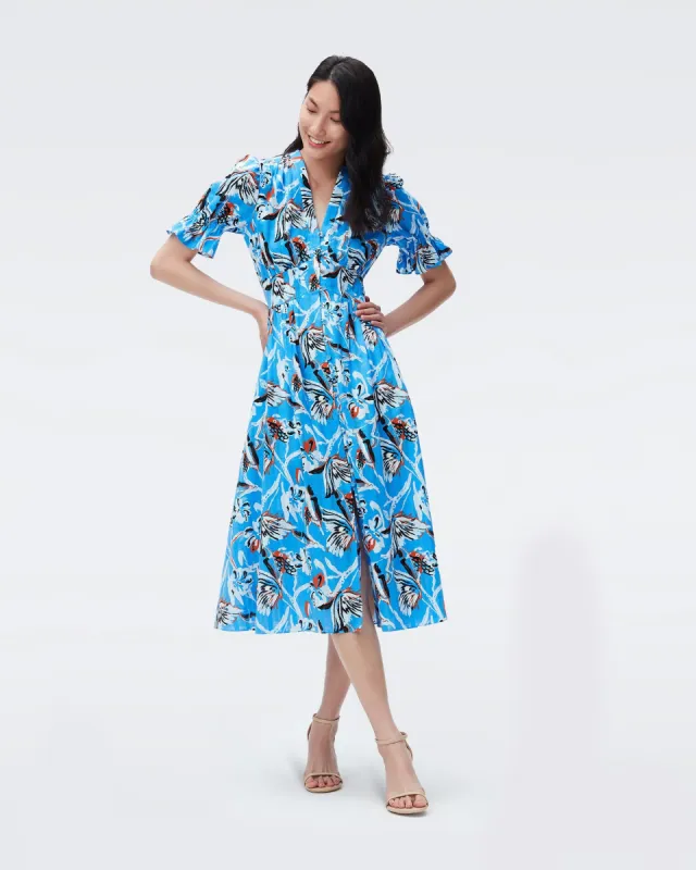 Erica Cotton Midi Dress sold by Diane Von Furstenberg