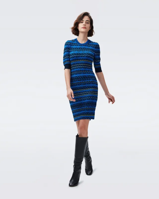 Harry Short Sleeve Knit Dress sold by Diane Von Furstenberg
